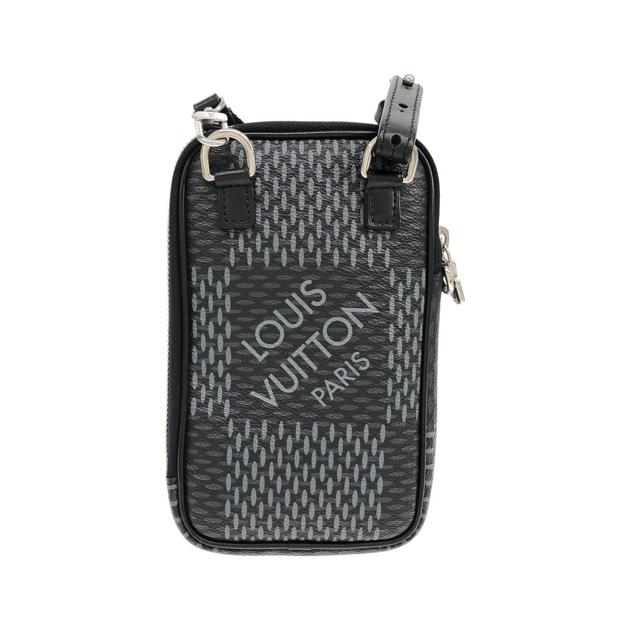 Louis Vuitton Louis Vuitton Louis Vuitton Damier Graphite 3D Modulaire Pouch Shoulder Bag Textile Shoulder Bag N60447 DUTY FREE for USA Size ONE SIZE - 2 Thumbnail