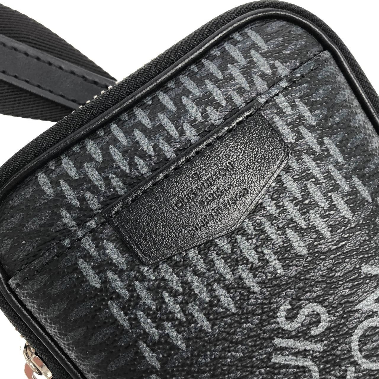 Louis Vuitton Louis Vuitton Louis Vuitton Damier Graphite 3D Modulaire Pouch Shoulder Bag Textile Shoulder Bag N60447 DUTY FREE for USA Size ONE SIZE - 6 Thumbnail