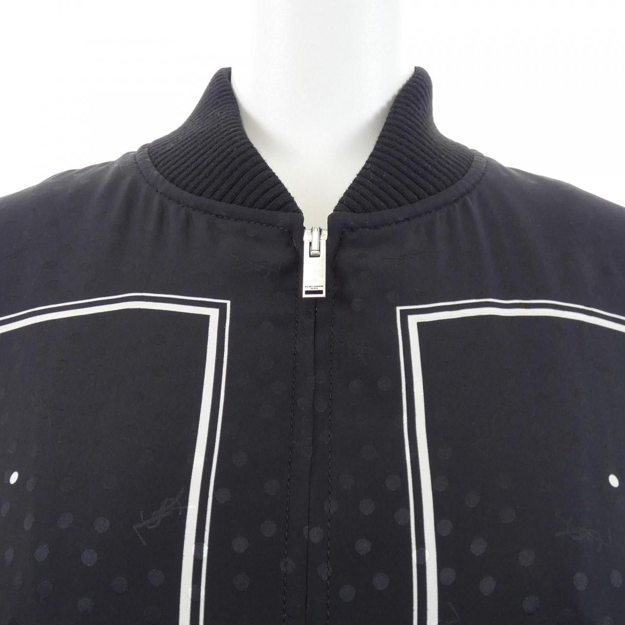 Yves Saint Laurent Yves Saint Laurent Saint Laurent Silk Jacket Textile Outerwear 670845 Y2D71 DUTY FREE for USA Size ONE SIZE - 5 Thumbnail