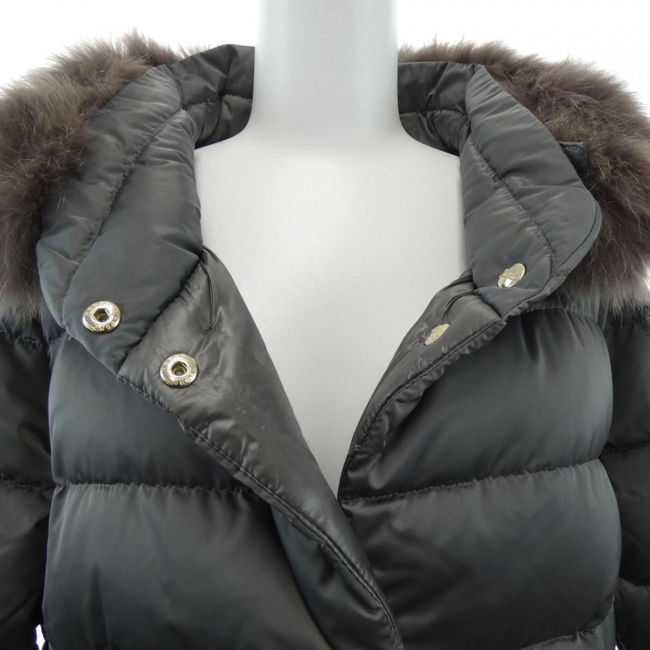 Other Other Herno 12170 Fox Down Coat Textile Outerwear PI0203D DUTY FREE for USA Size ONE SIZE - 5 Thumbnail