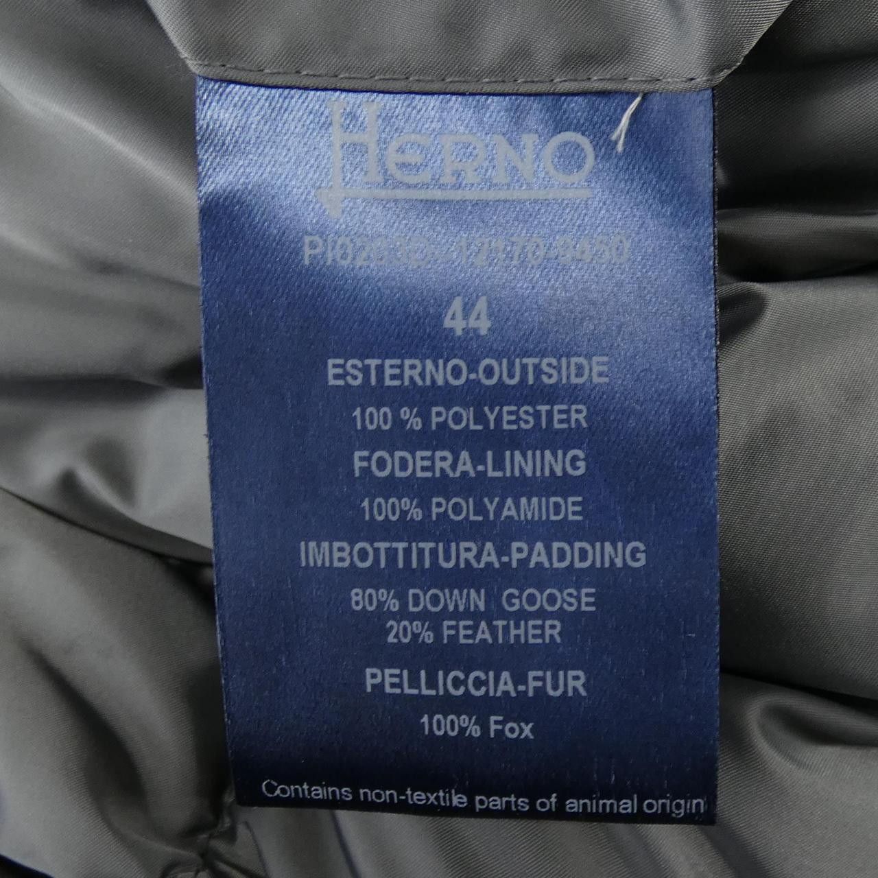 Other Other Herno 12170 Fox Down Coat Textile Outerwear PI0203D DUTY FREE for USA Size ONE SIZE - 3 Thumbnail
