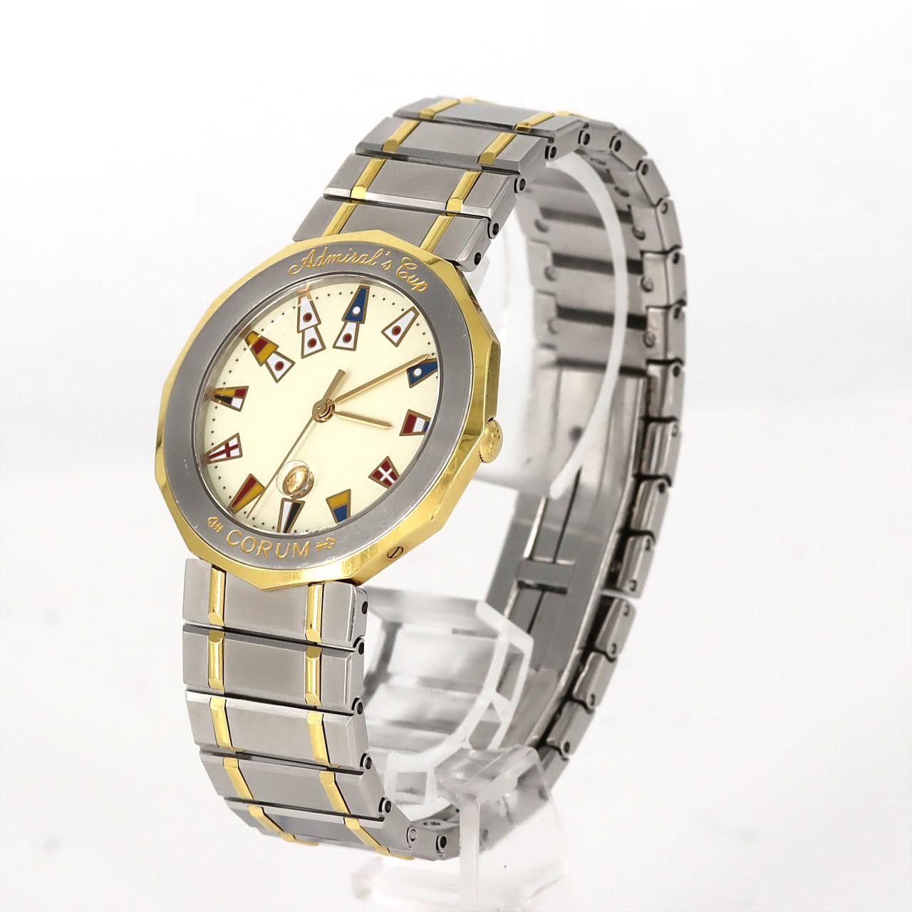 Corum Corum Corum Admiral’s Cup Stainless Steel Yellow Gold Quartz Metal Quartz 99.810.21.V-52 DUTY FREE for USA Size ONE SIZE - 2 Thumbnail