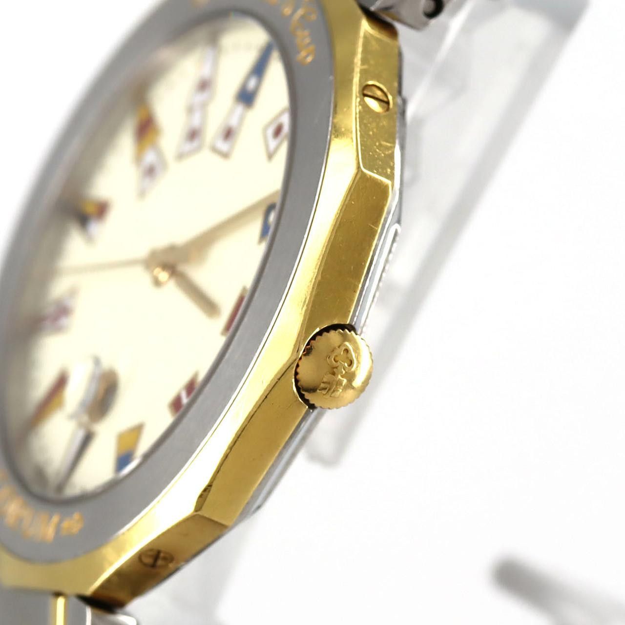 Corum Corum Corum Admiral’s Cup Stainless Steel Yellow Gold Quartz Metal Quartz 99.810.21.V-52 DUTY FREE for USA Size ONE SIZE - 3 Thumbnail