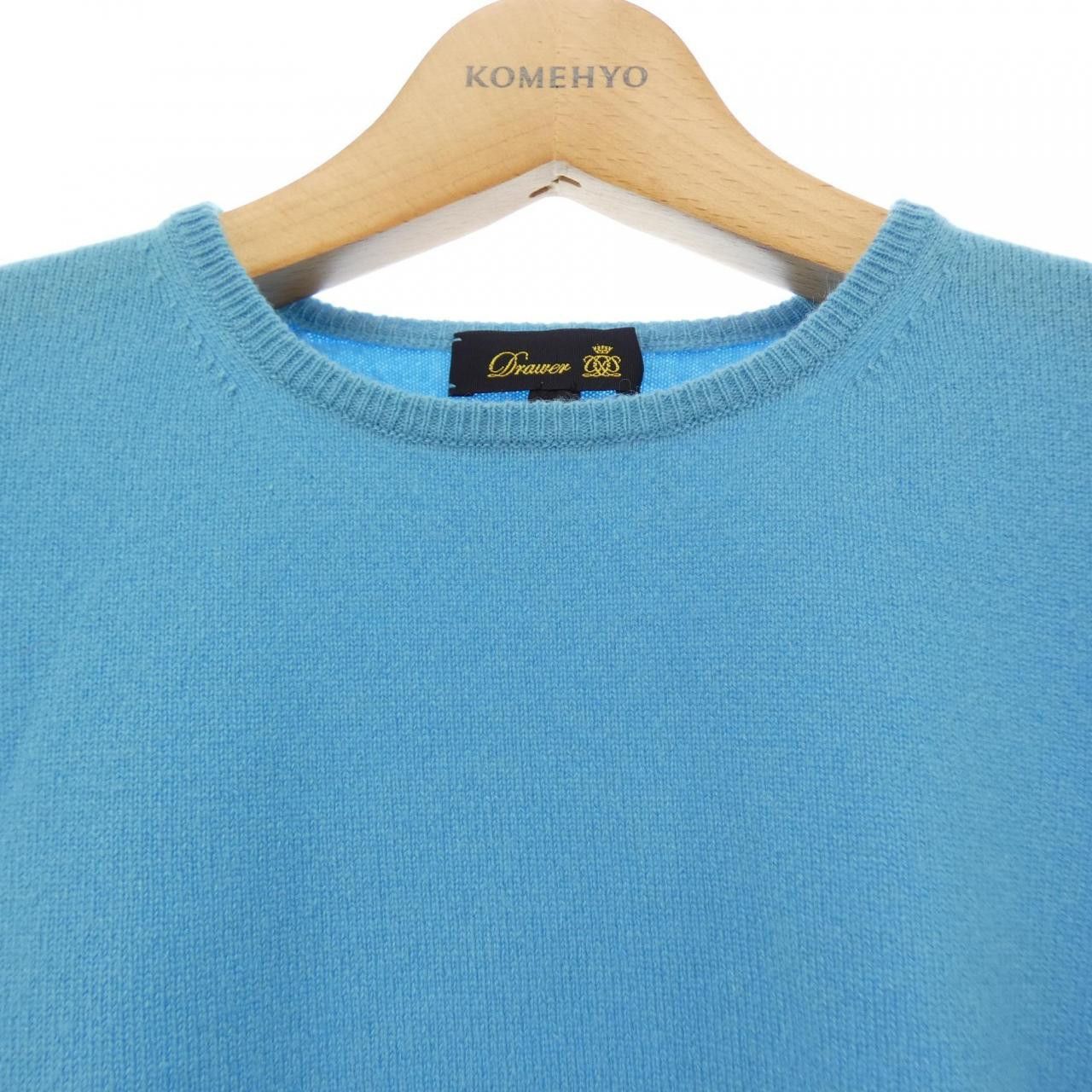 Other Other Drawer Cashmere Knit Top Textile Tops 6518-106-0294 DUTY FREE for USA Size ONE SIZE - 5 Thumbnail