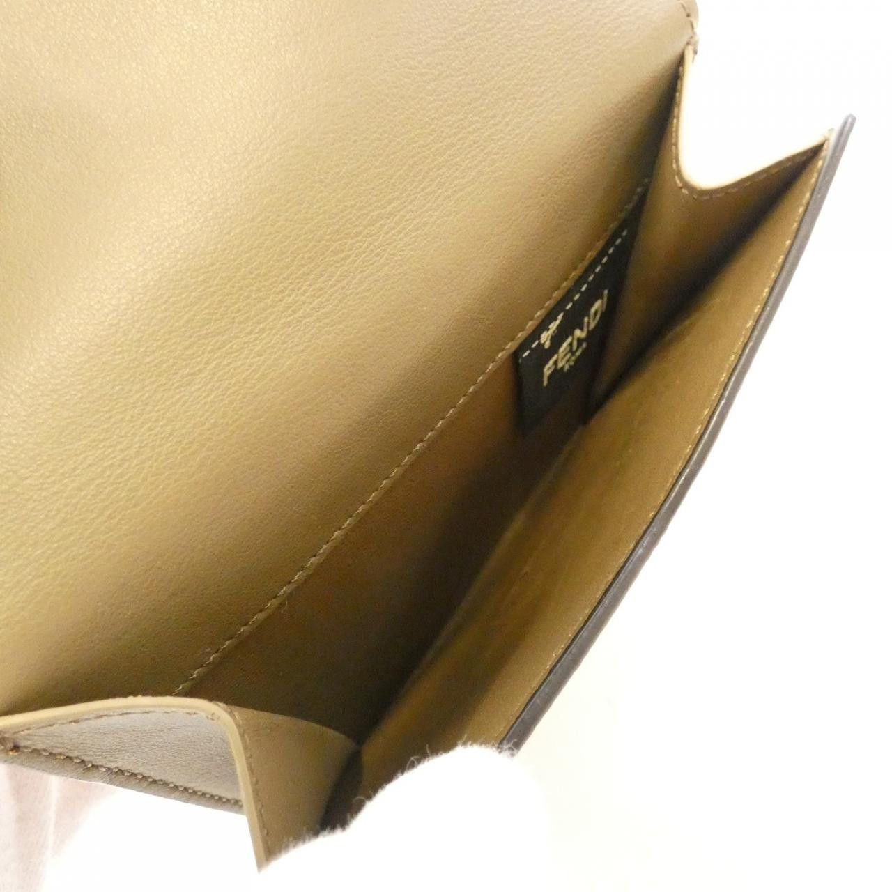 Fendi Fendi Fendi Peekaboo Calf Wallet Leather Short Wallet 8M0438A91B DUTY FREE for USA Size ONE SIZE - 6 Thumbnail