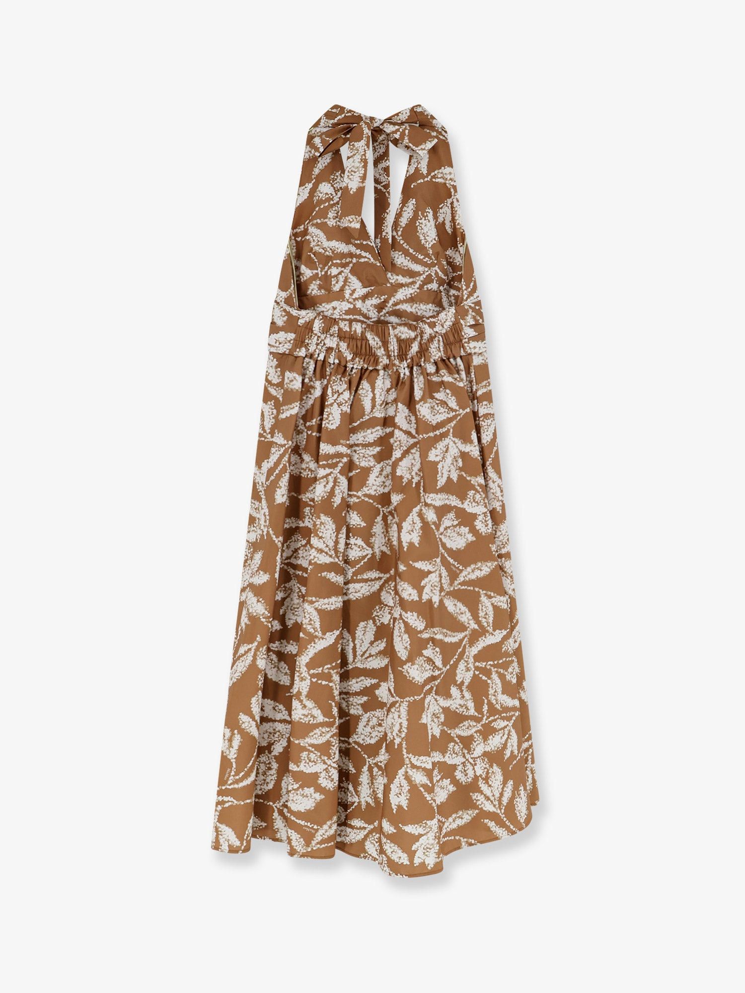 Max Mara Mxmebella Printed Cotton Dress Size S / US 4 / IT 40 - 2 Thumbnail