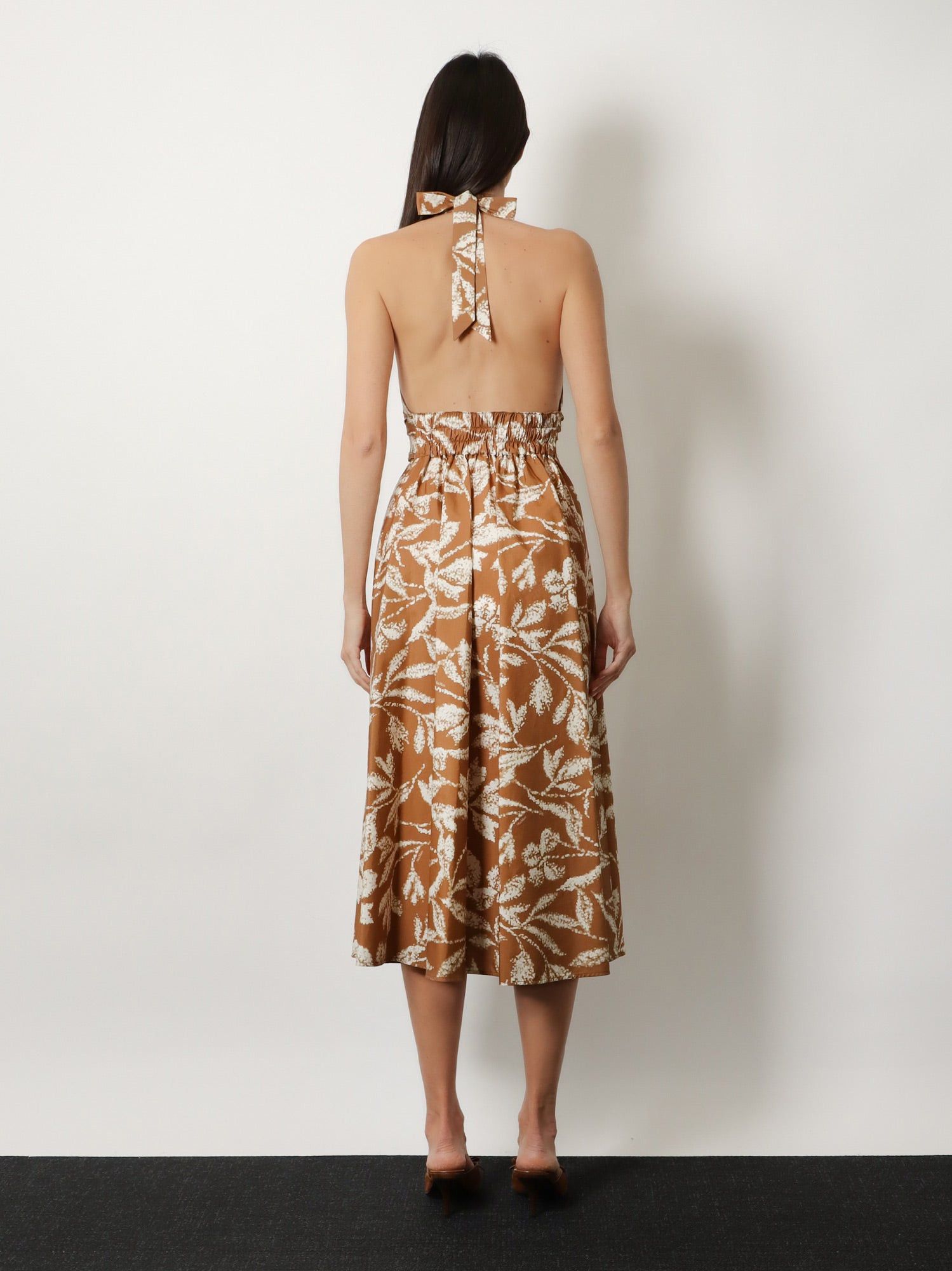 Max Mara Mxmebella Printed Cotton Dress Size S / US 4 / IT 40 - 5 Thumbnail