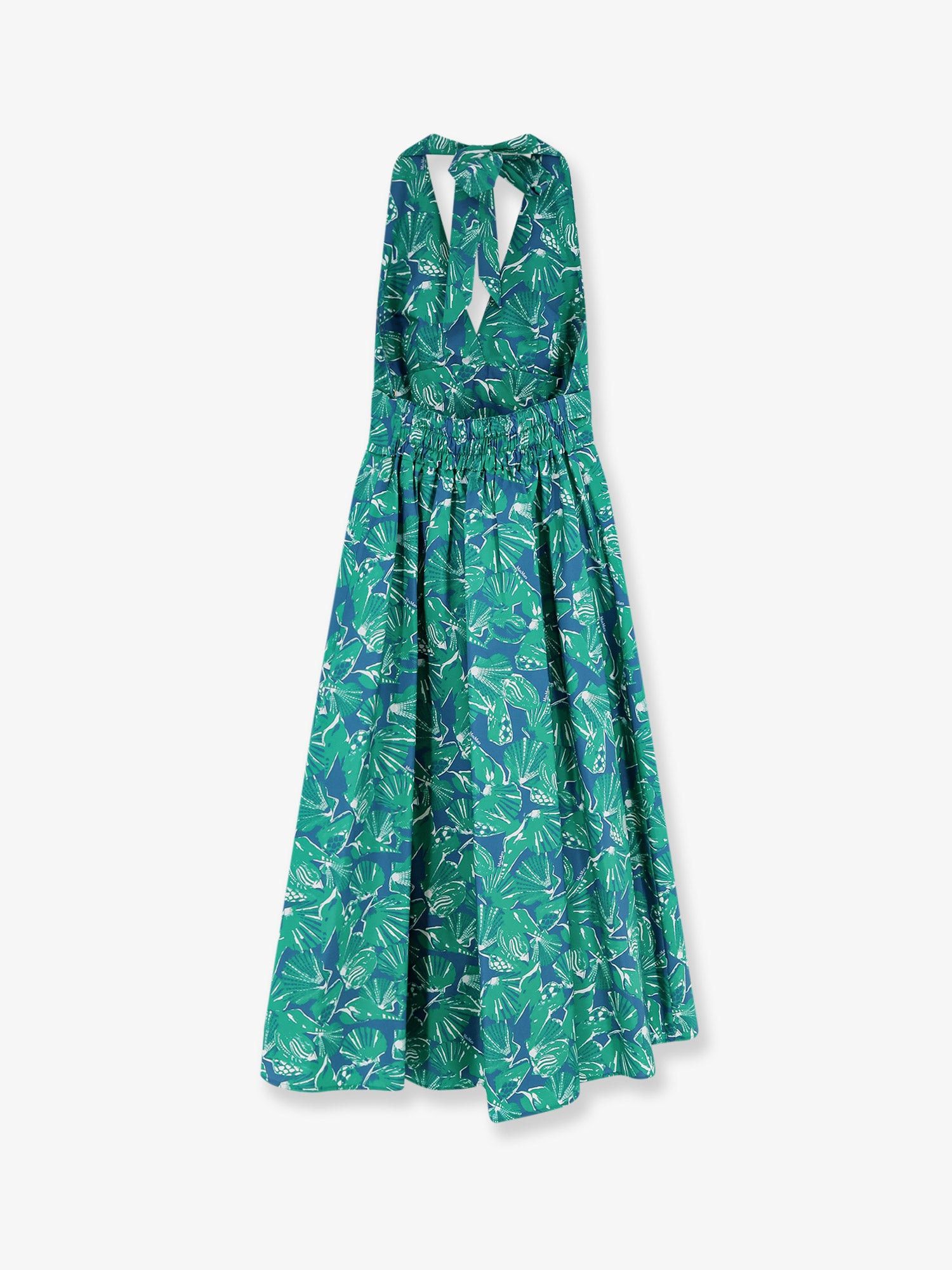 Max Mara Mxmebella Printed Cotton Dress Size XS / US 0-2 / IT 36-38 - 4 Thumbnail