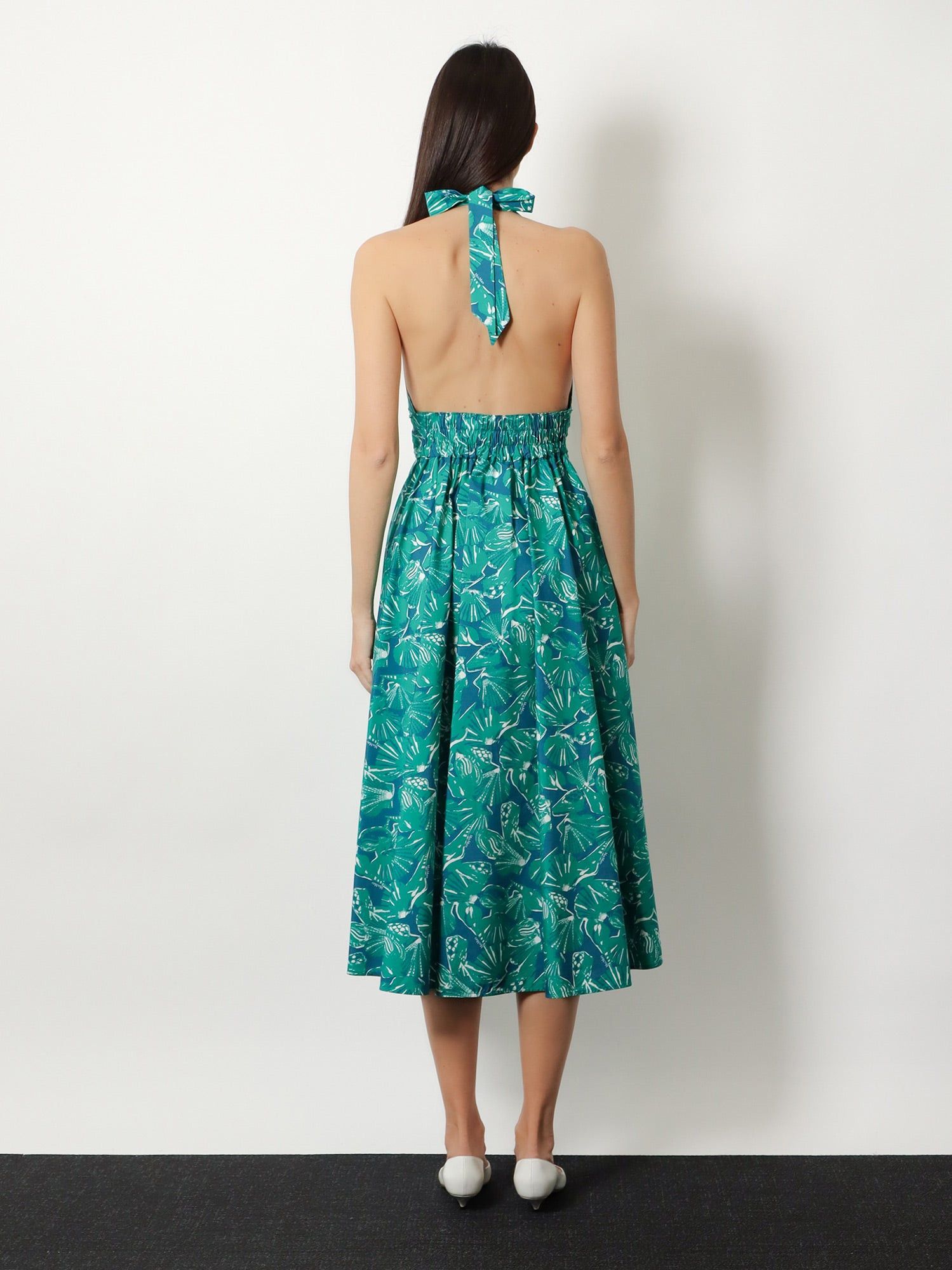 Max Mara Mxmebella Printed Cotton Dress Size M / US 6-8 / IT 42-44 - 3 Thumbnail
