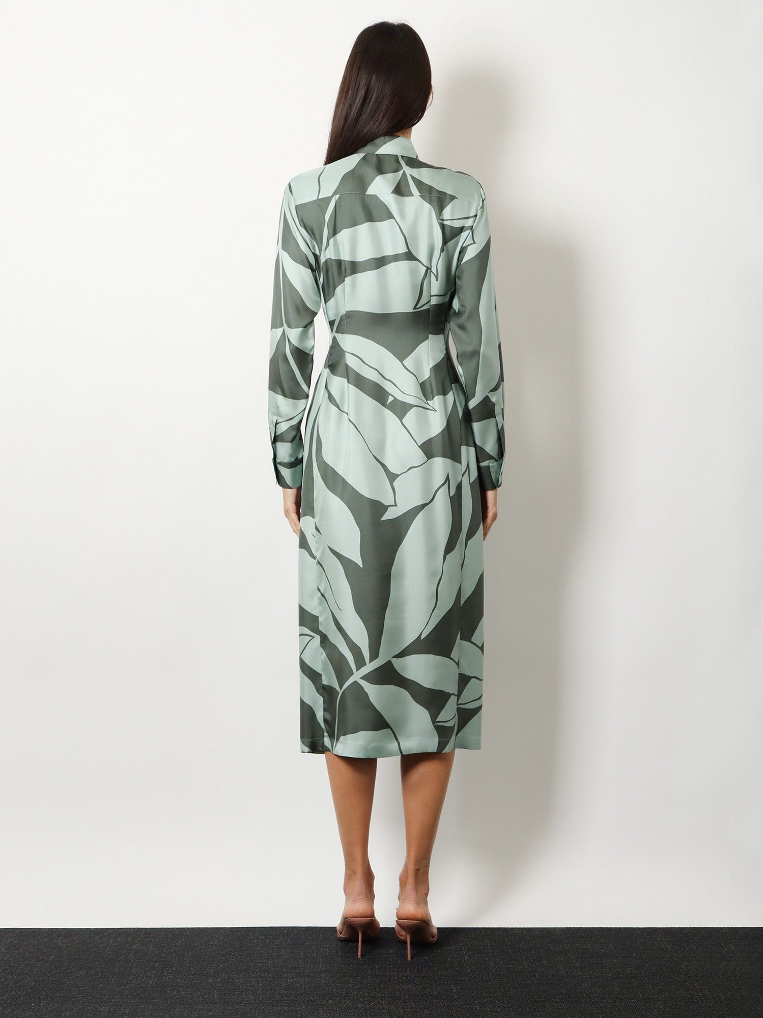 Max Mara Mxmrobinia Printed Silk Dress Size M / US 6-8 / IT 42-44 - 5 Thumbnail