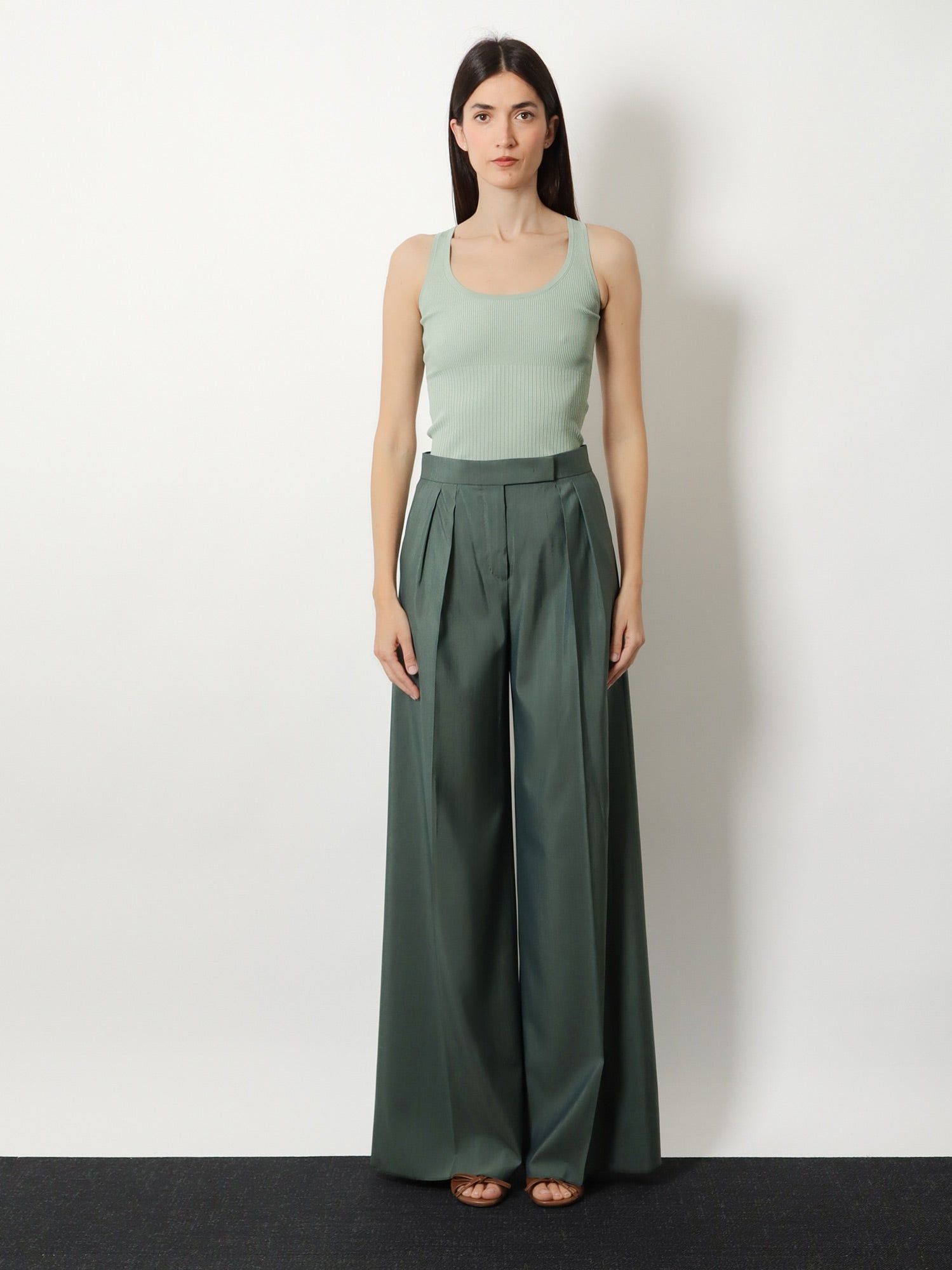 Max Mara Viscose Blend Tank Top Size L / US 10 / IT 46 - 4 Thumbnail