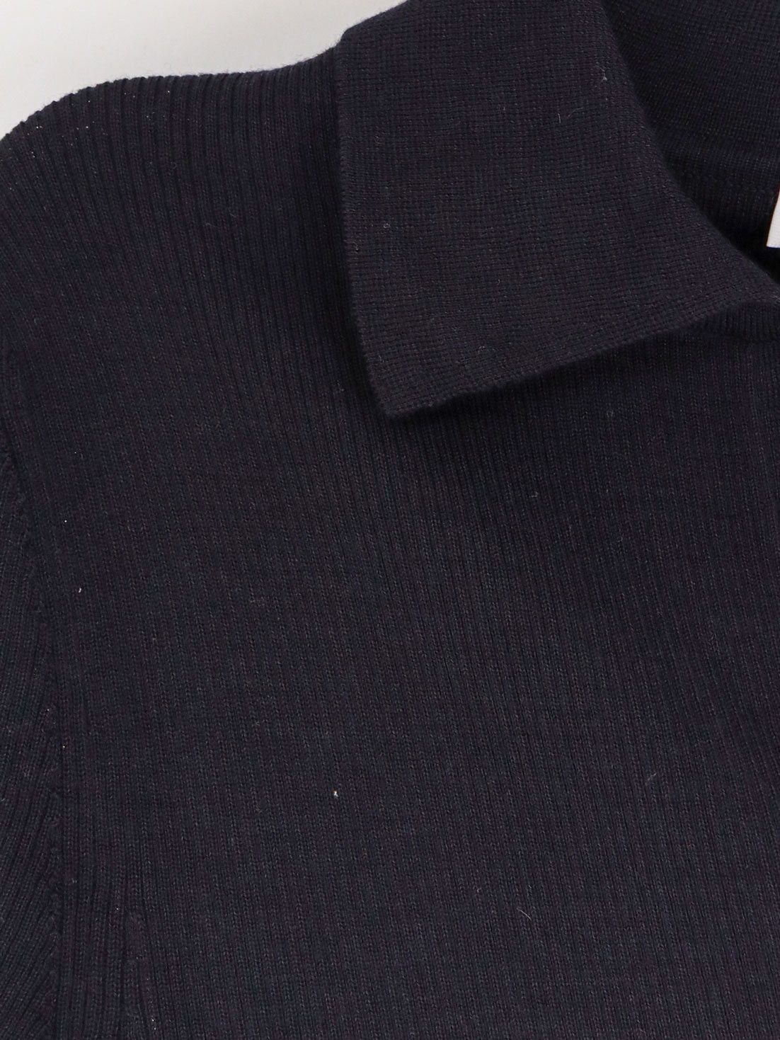 Max Mara Albero Virgin Wool Polo Shirt Size L / US 10 / IT 46 - 3 Thumbnail