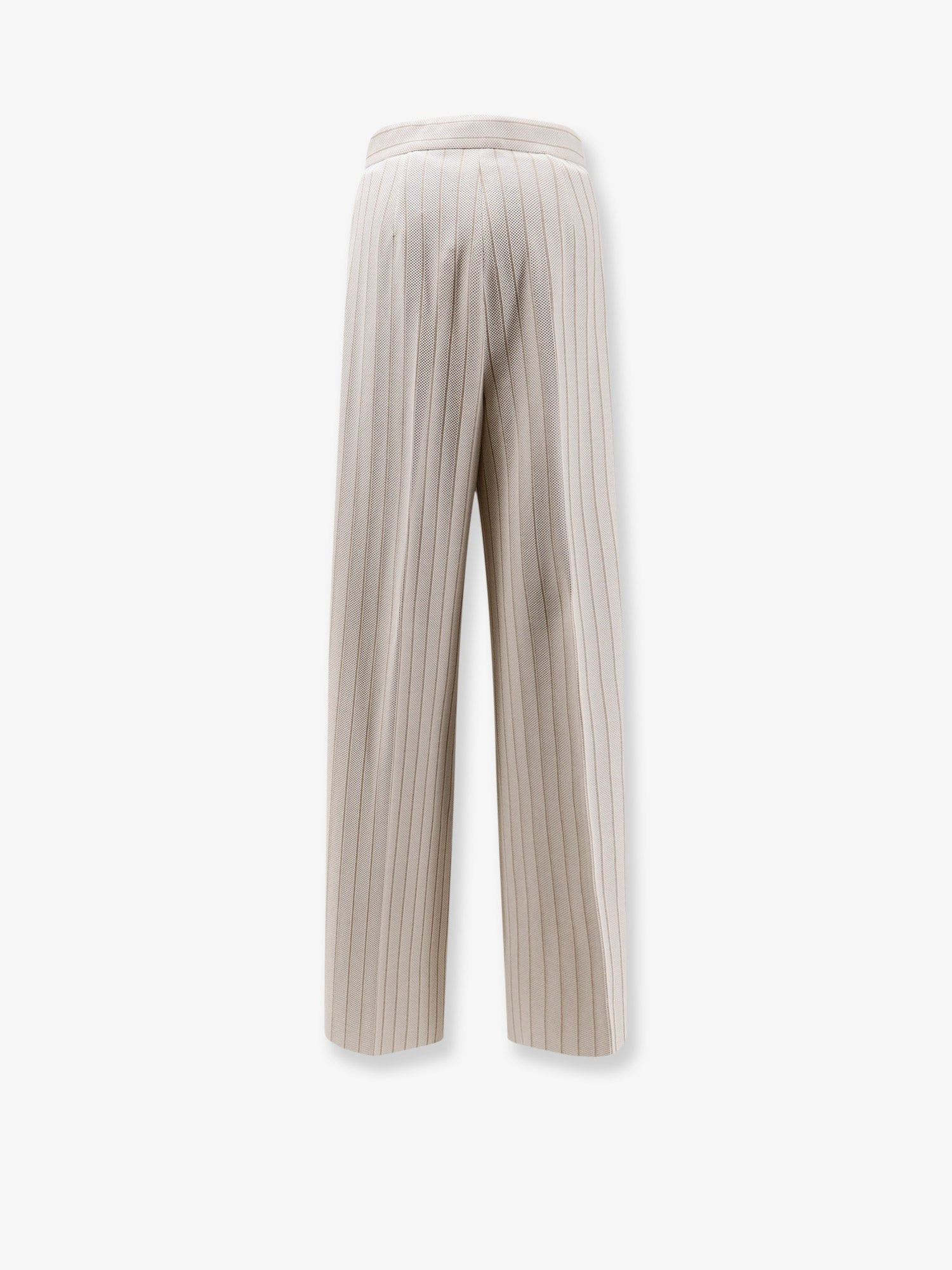 Max Mara Mxmosso Cotton Trousers Size 27" / US 4 / IT 40 - 2 Thumbnail
