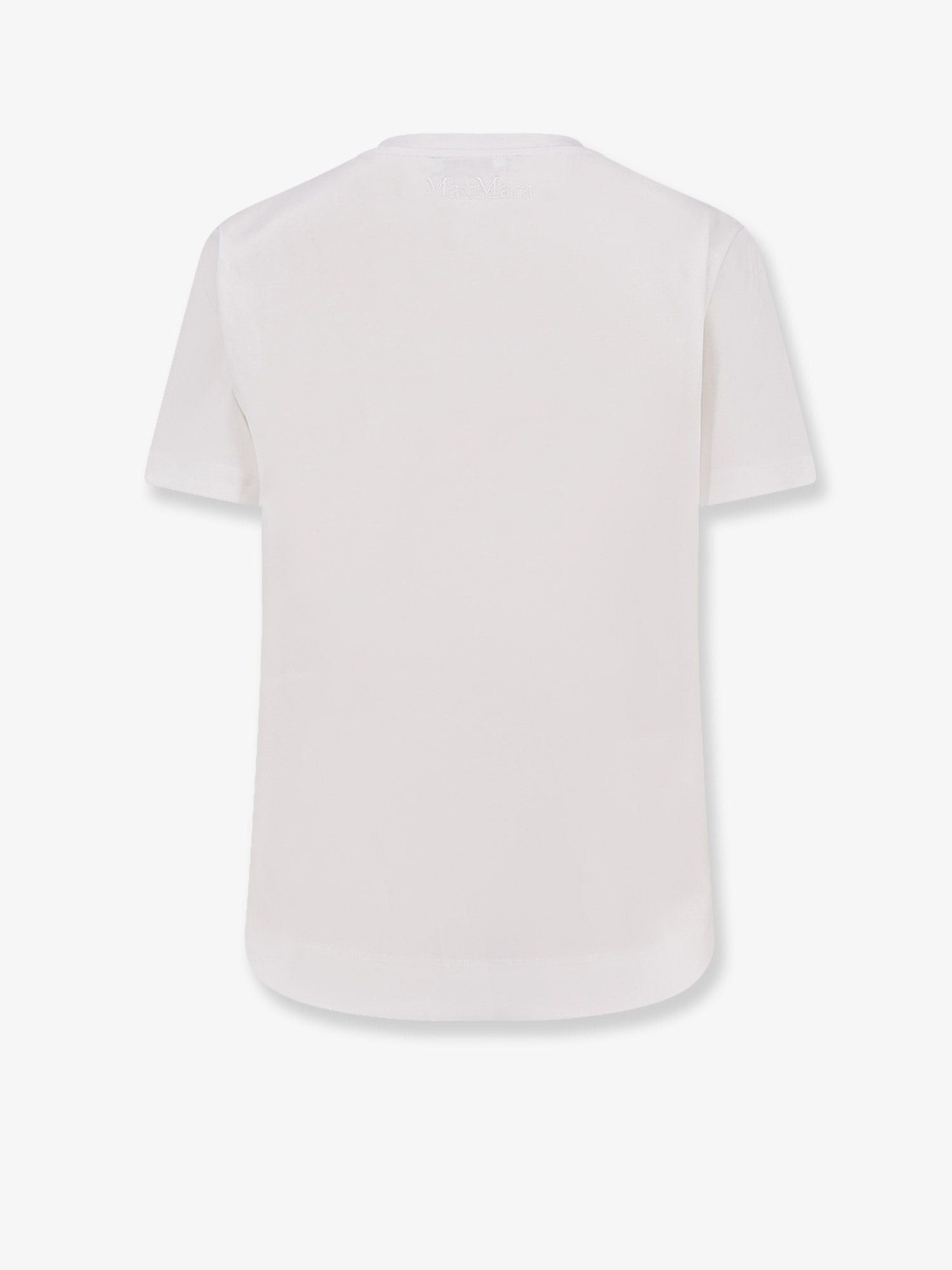 Max Mara Donata Cotton T-Shirt Size L / US 10 / IT 46 - 2 Thumbnail