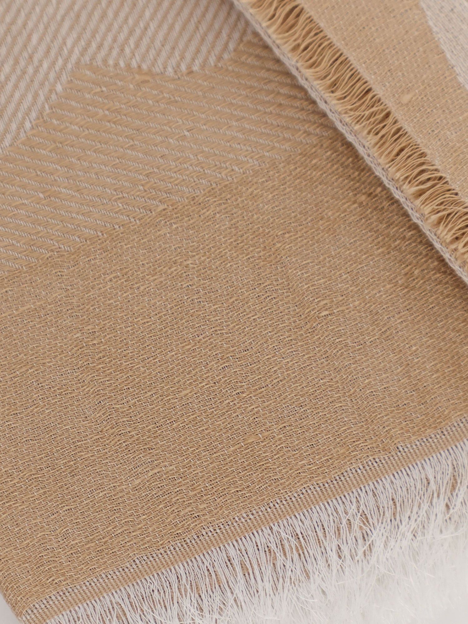 Max Mara Modal, Linen And Cotton Blend Scarf Size ONE SIZE - 2 Thumbnail