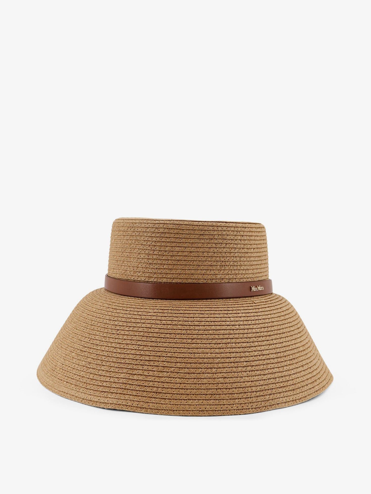Max Mara Wide-Brimmed Hat With Metal Logo On The Front Size ONE SIZE - 2 Thumbnail