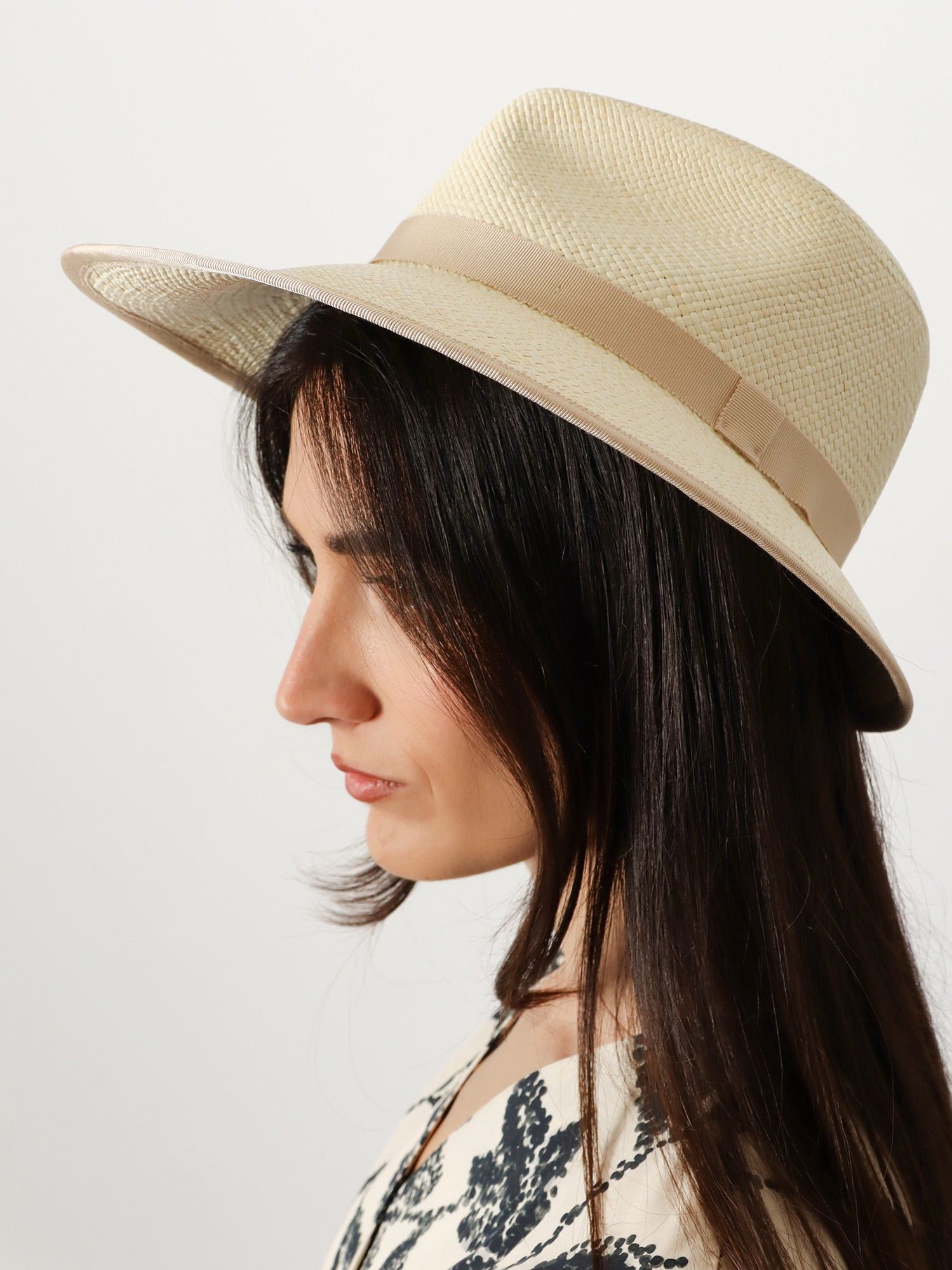 Max Mara Mxadolmen Panama Straw Hat Size ONE SIZE - 4 Thumbnail