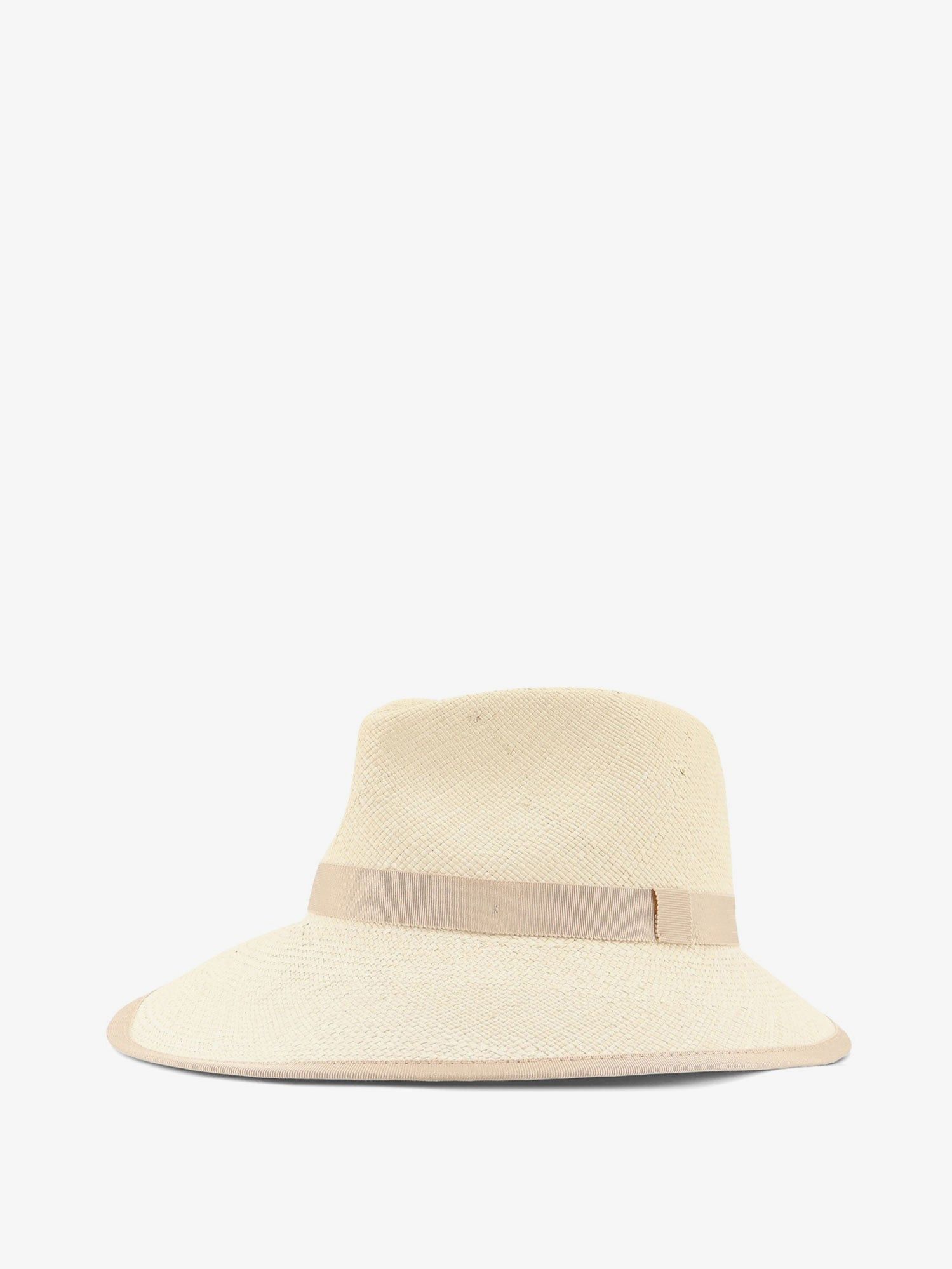 Max Mara Mxadolmen Panama Straw Hat Size ONE SIZE - 2 Thumbnail