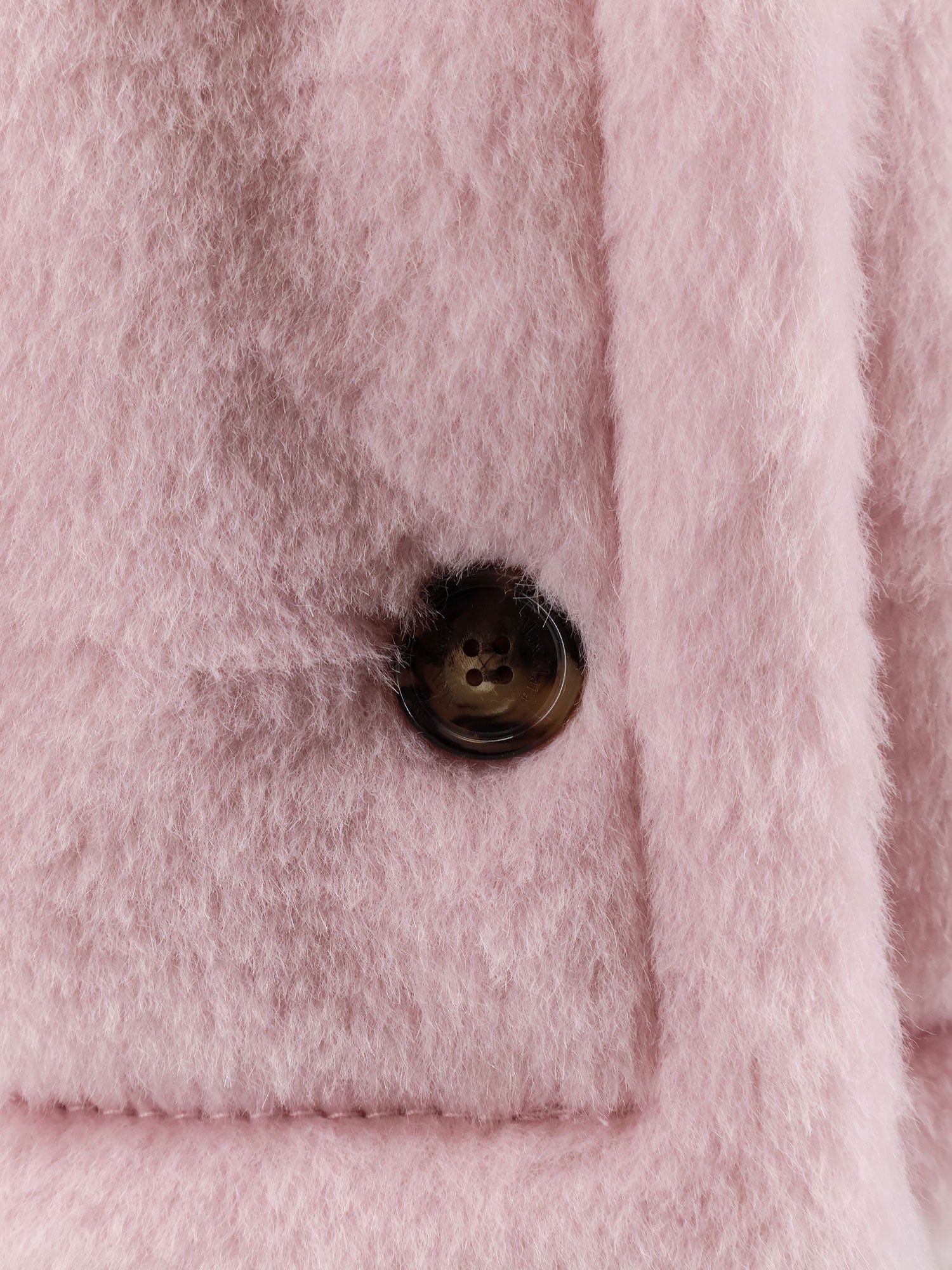 Max Mara Mxacorvino1 Alpaca And Virgin Wool Fur Cape Size L / US 10 / IT 46 - 3 Thumbnail
