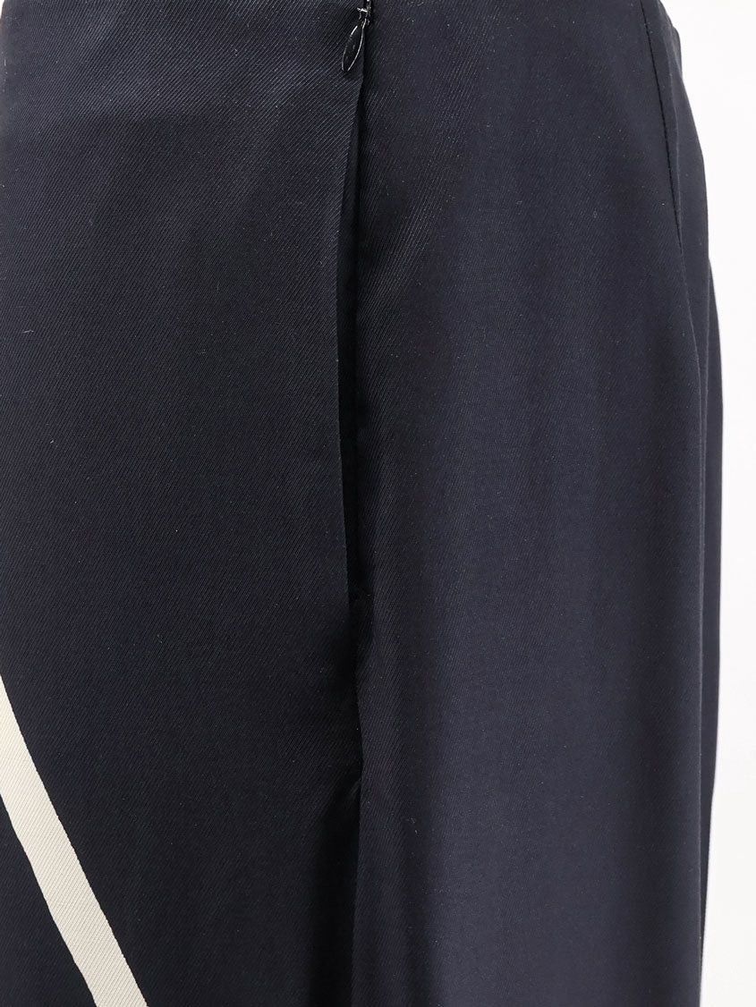 Alberta Ferretti Viscose Trousers With Bicolor Print Size 28" / US 6 / IT 42 - 3 Thumbnail