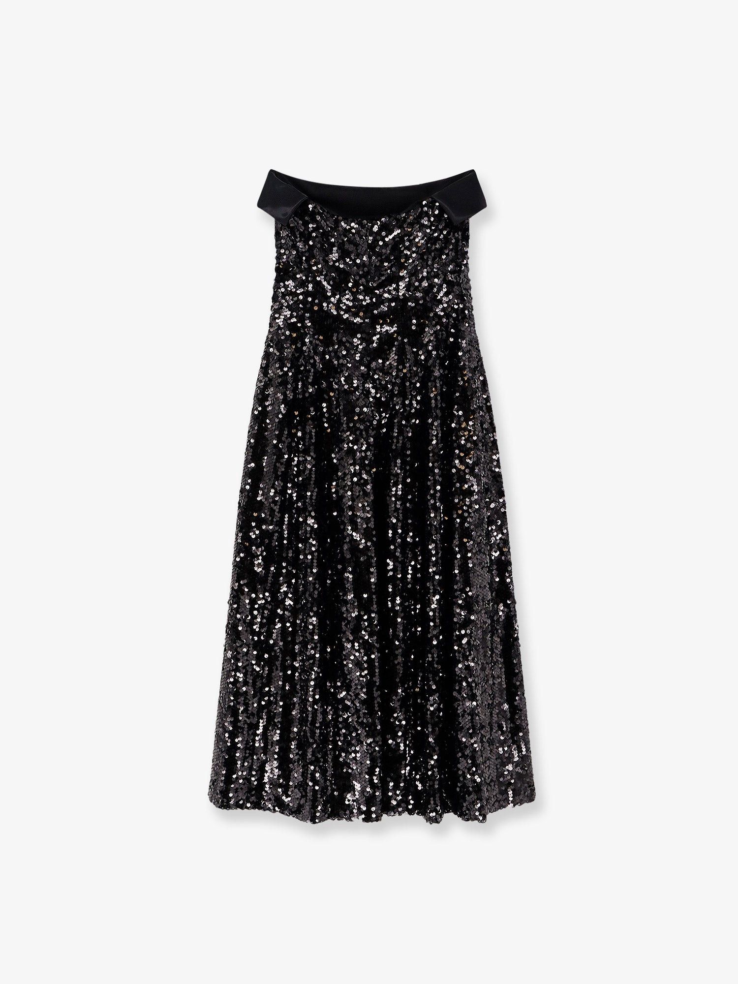 Alberta Ferretti Dress With Sequins Size M / US 6-8 / IT 42-44 - 2 Thumbnail