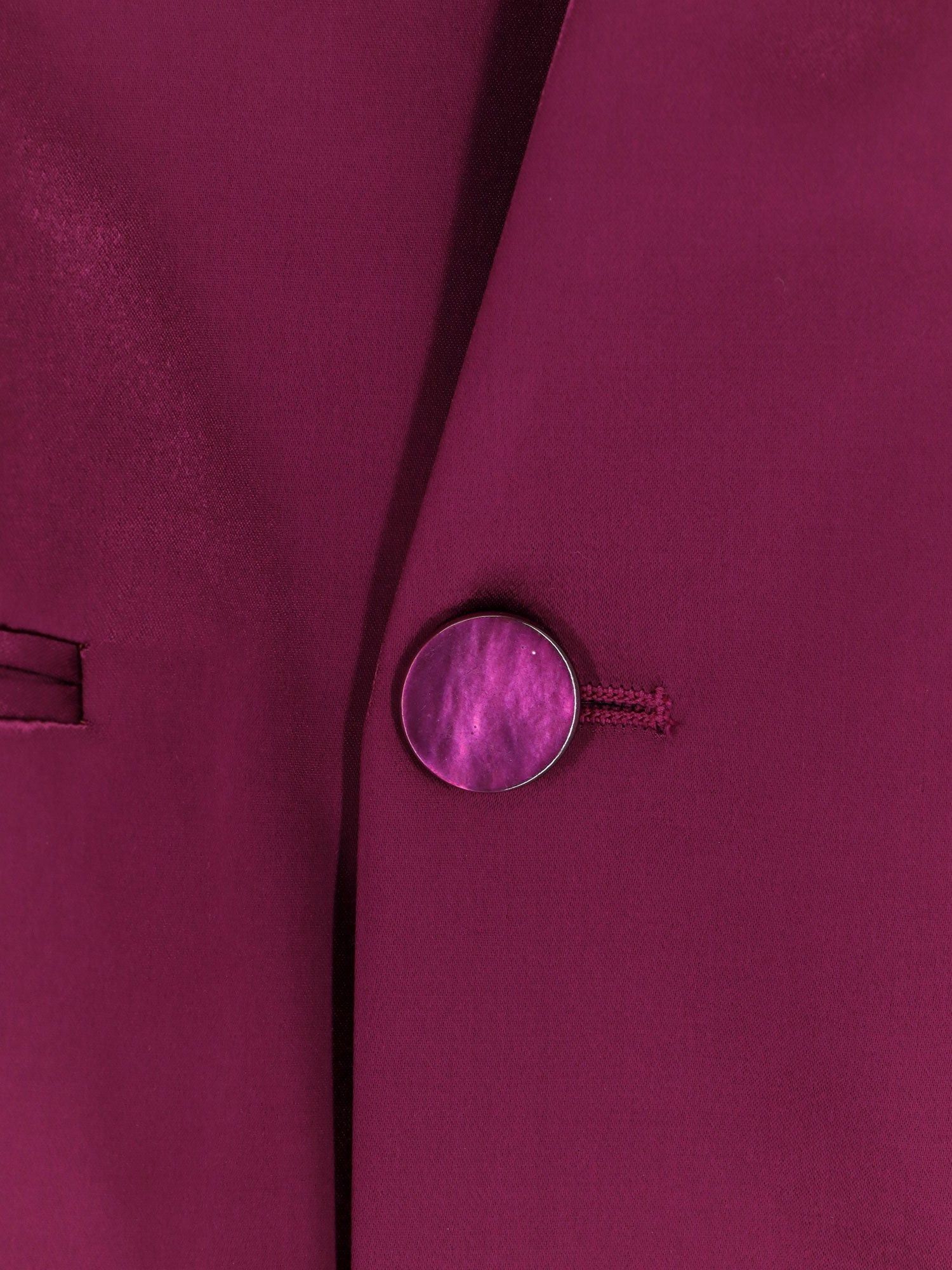 Alberta Ferretti Satin Blazer Size S / US 4 / IT 40 - 3 Thumbnail