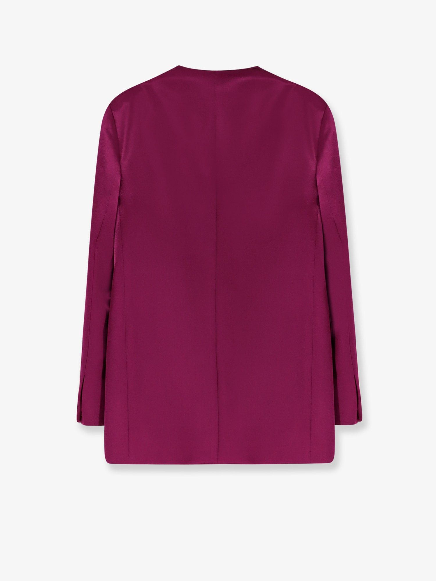 Alberta Ferretti Satin Blazer Size M / US 6-8 / IT 42-44 - 2 Thumbnail