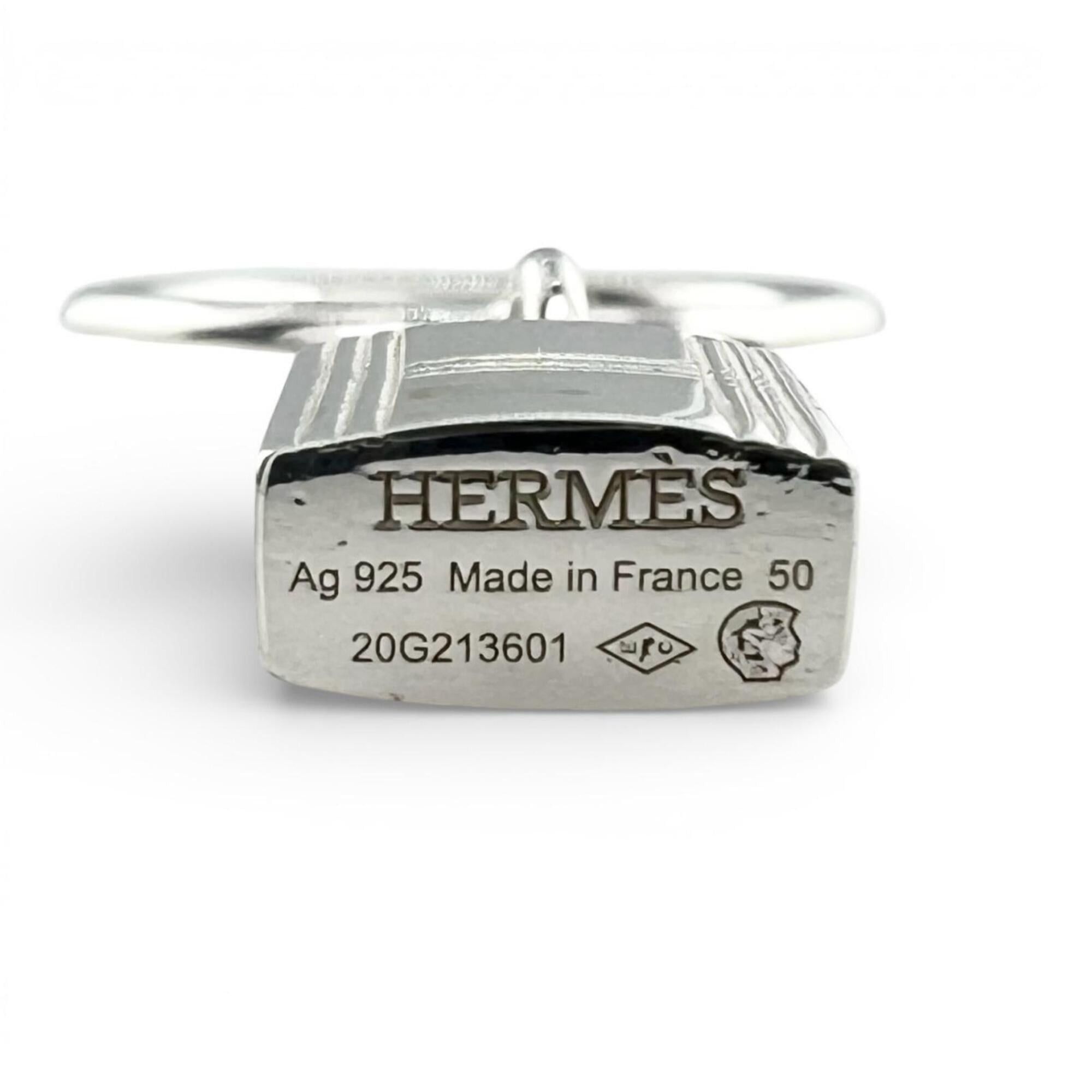 Hermes HERMES (Hermes) 2020 Amulette Cadena AG925 Ring, Silver 50, Made in France, Weight 5.5g, Women's Size ONE SIZE - 7 Thumbnail