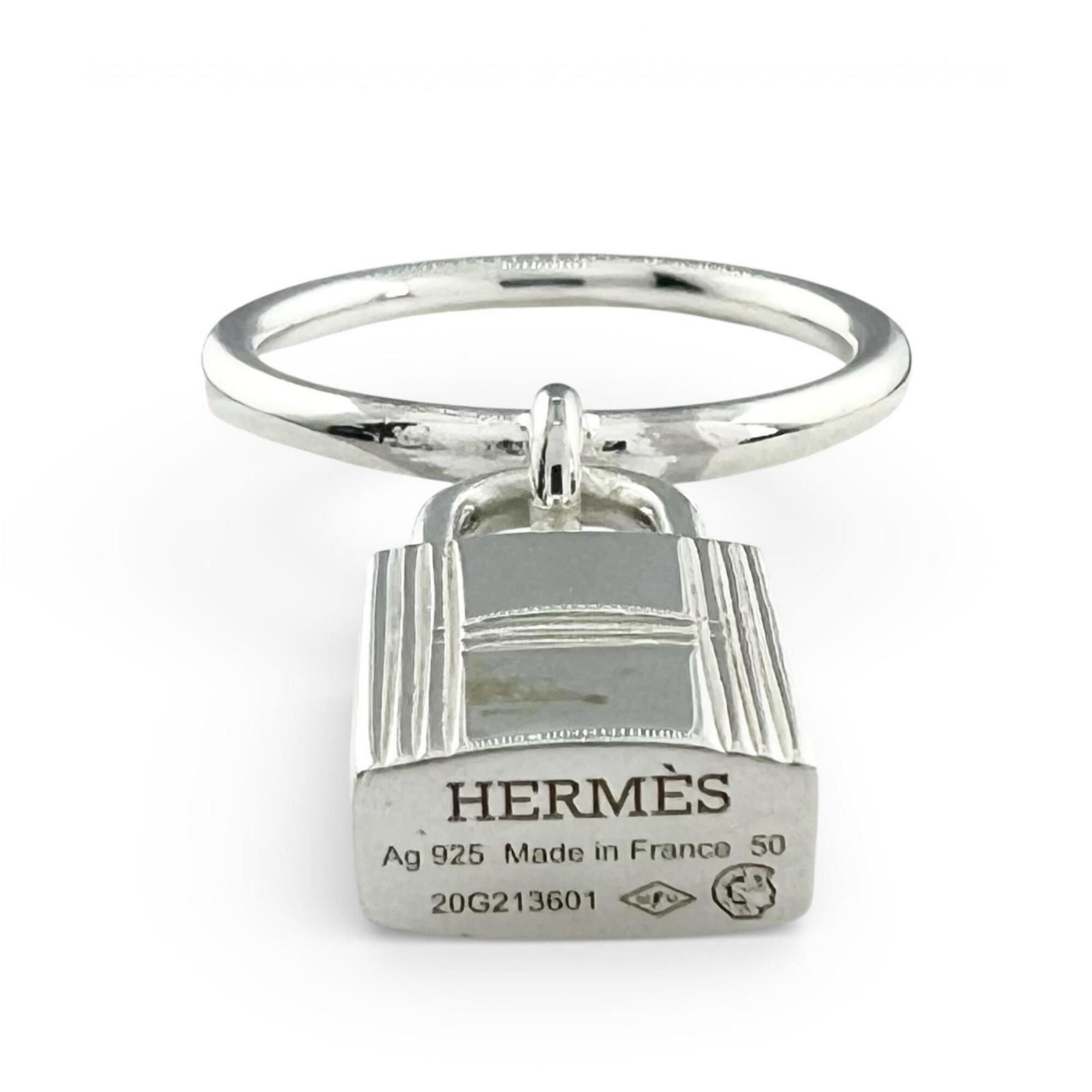 Hermes HERMES (Hermes) 2020 Amulette Cadena AG925 Ring, Silver 50, Made in France, Weight 5.5g, Women's Size ONE SIZE - 2 Thumbnail