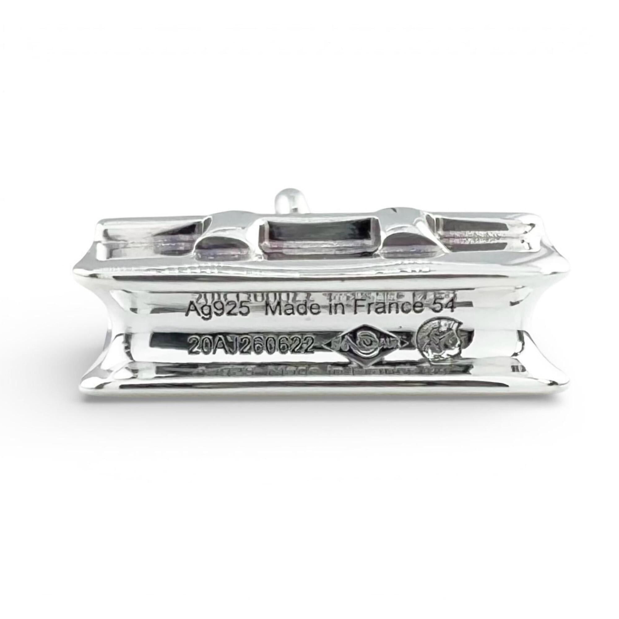 Hermes HERMES Amulette Constance Ring, AG925, 2020 model, Silver, Size 54, Made in France, Weight: 6.8g, Women's. Size ONE SIZE - 7 Thumbnail