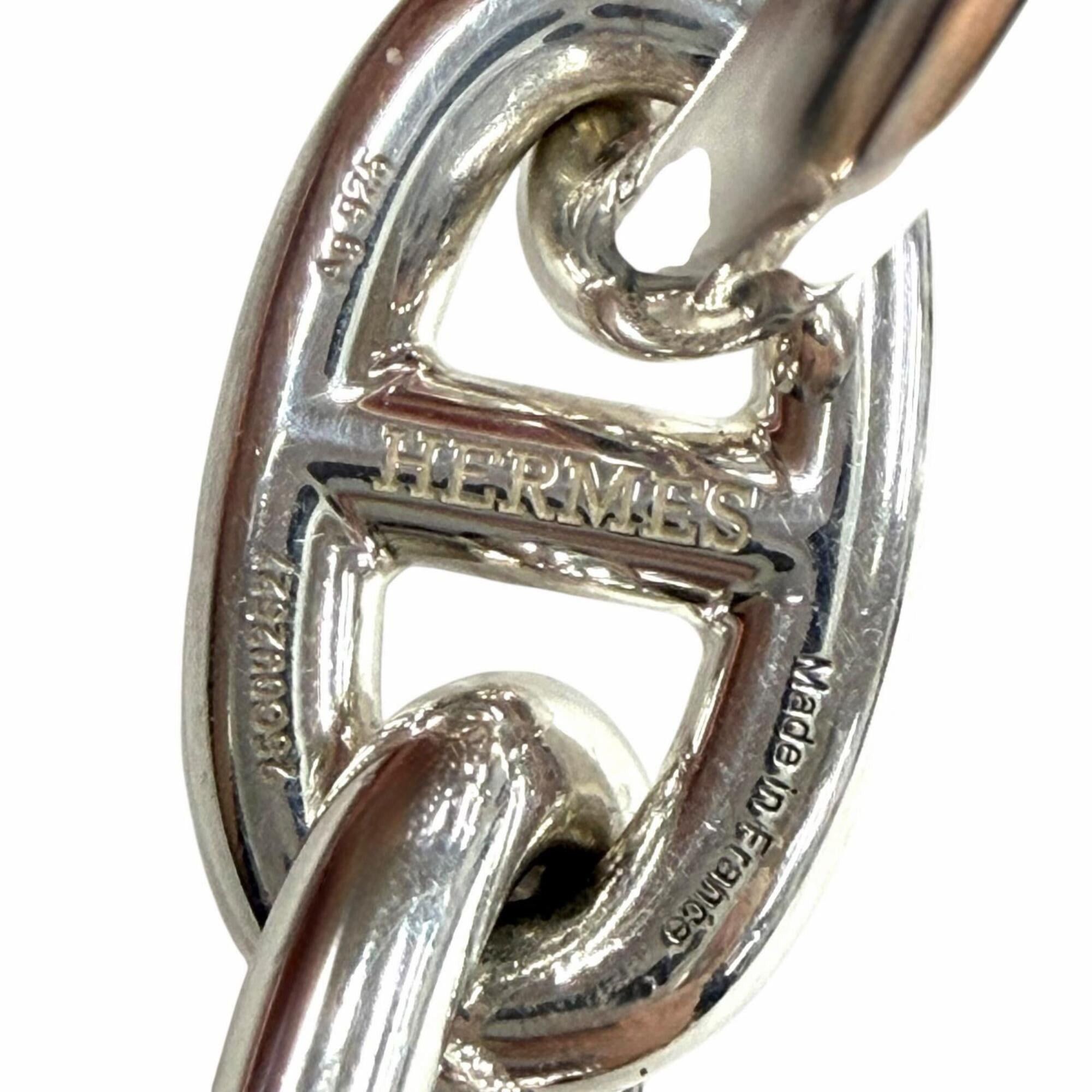Hermes HERMES Chaine d'Ancre MM AG925 Bracelet, 14 links, Silver, Made in France, 2025 model, with case, Weight: 50.8g, Women's. Size ONE SIZE - 8 Thumbnail