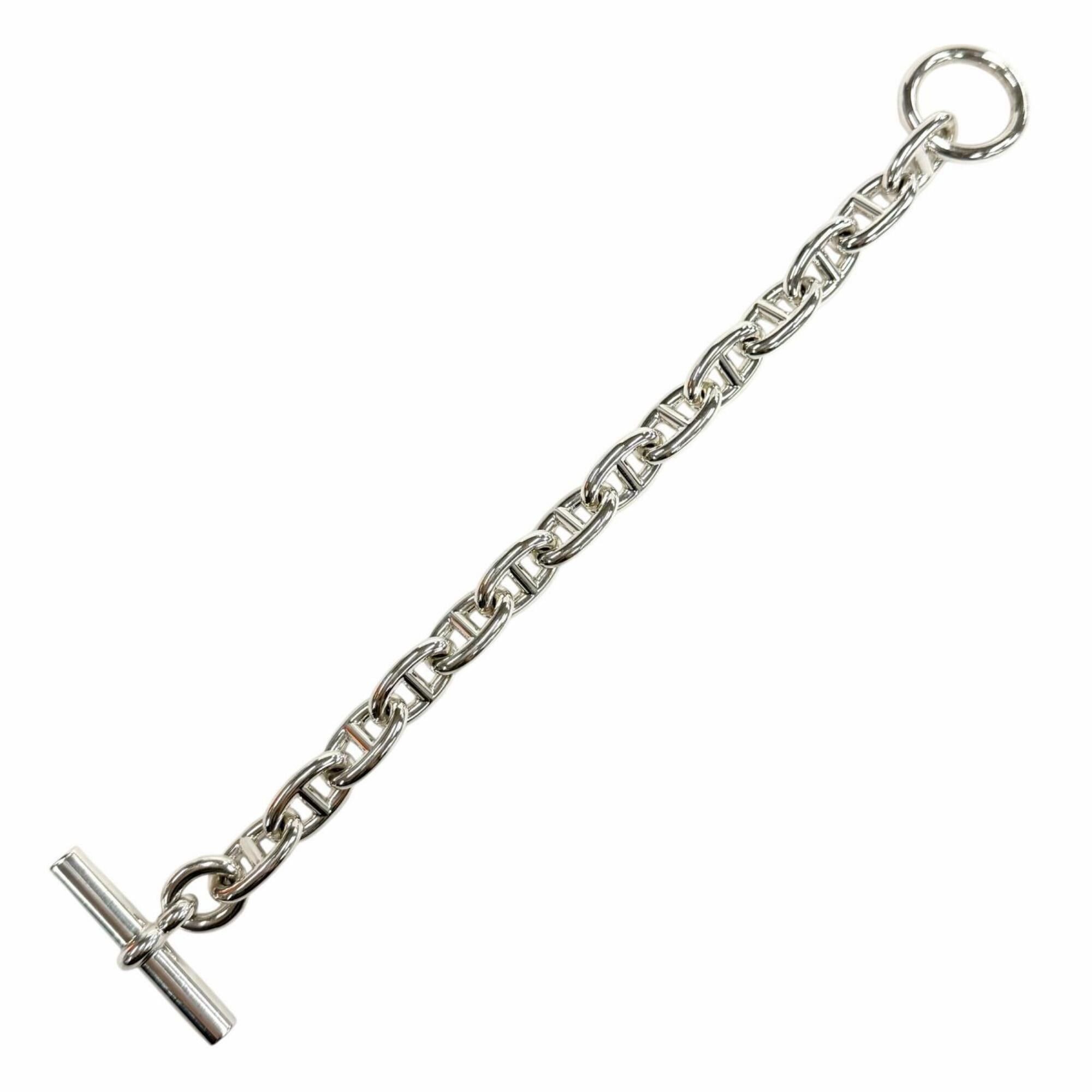 Hermes HERMES Chaine d'Ancre MM AG925 Bracelet, 14 links, Silver, Made in France, 2025 model, with case, Weight: 50.8g, Women's. Size ONE SIZE - 4 Thumbnail