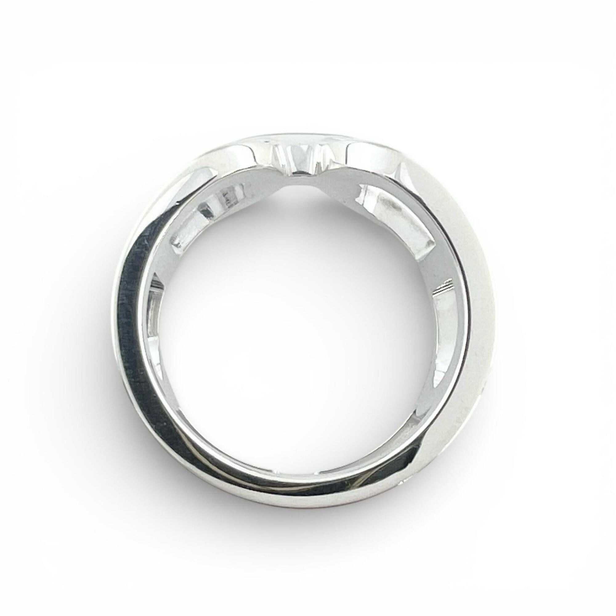 Hermes HERMES Everchaine d'Ancre AG925 Ring, 2021 model, Silver, Size 48, with case, Made in Italy, Weight: 5.6g, Women's. Size ONE SIZE - 6 Thumbnail