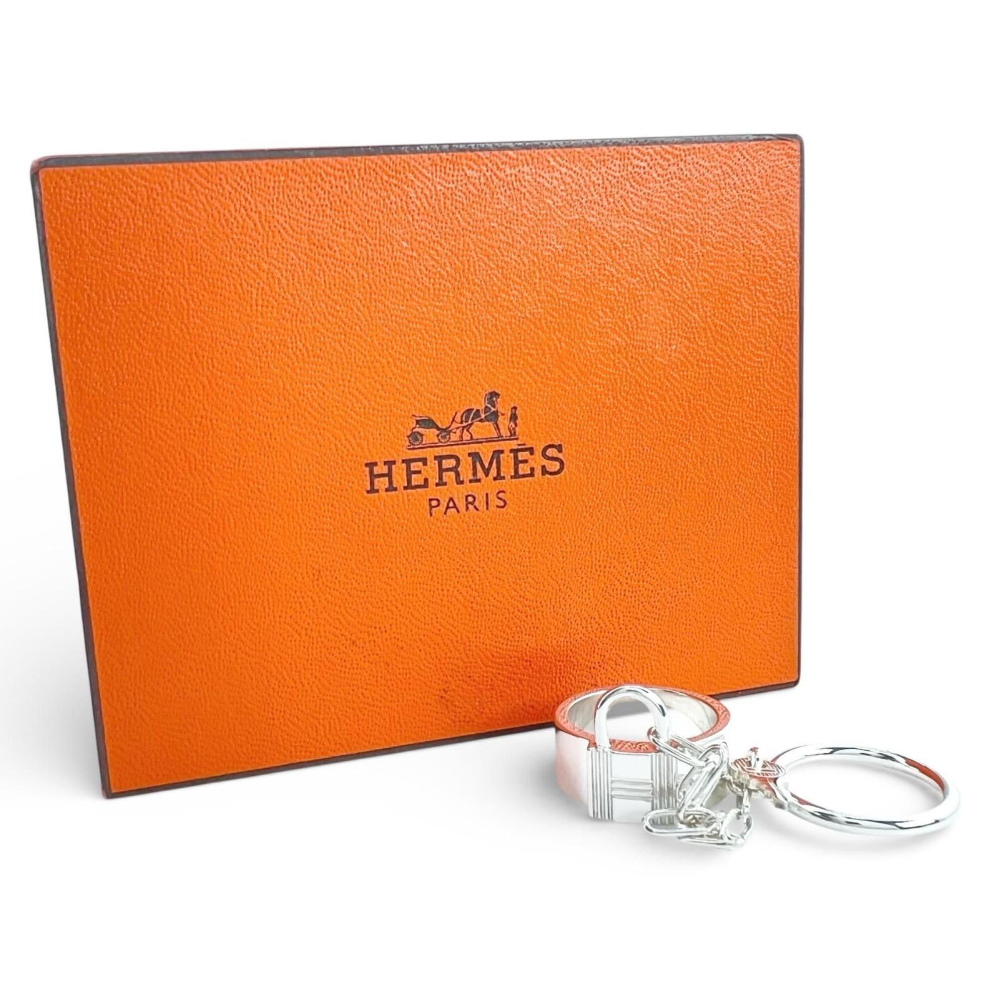 Hermes HERMES Alpha Kelly Double Ring, 2018 model, AG925 sterling silver, size 51, with case, made in France, weight 12.3g, women's. Size ONE SIZE - 2 Thumbnail