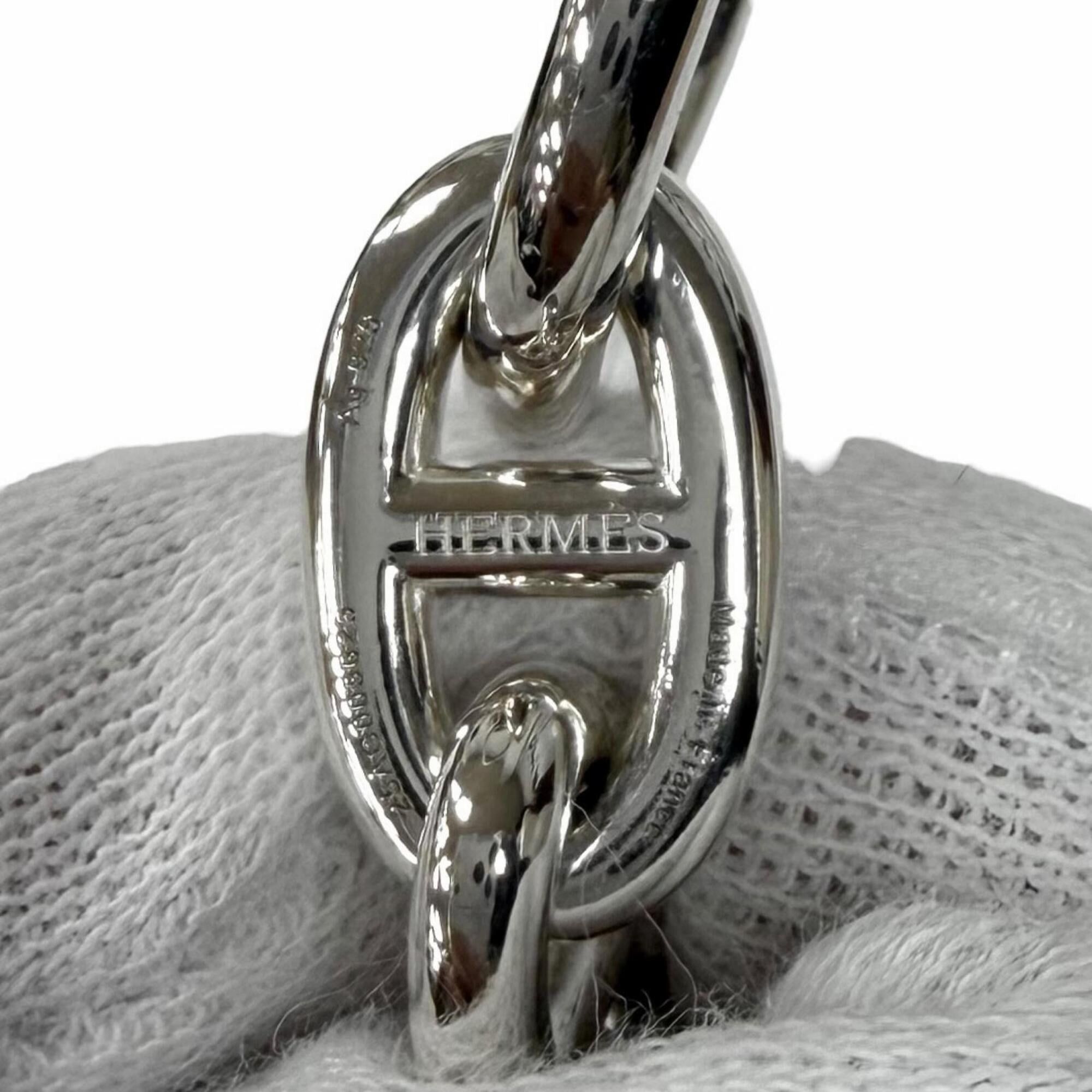 Hermes HERMES Chaine d'Ancre MM 925 Bracelet, 14 links, Silver, with Case, Made in France, Weight: 53.2g, Women's. Size ONE SIZE - 6 Thumbnail