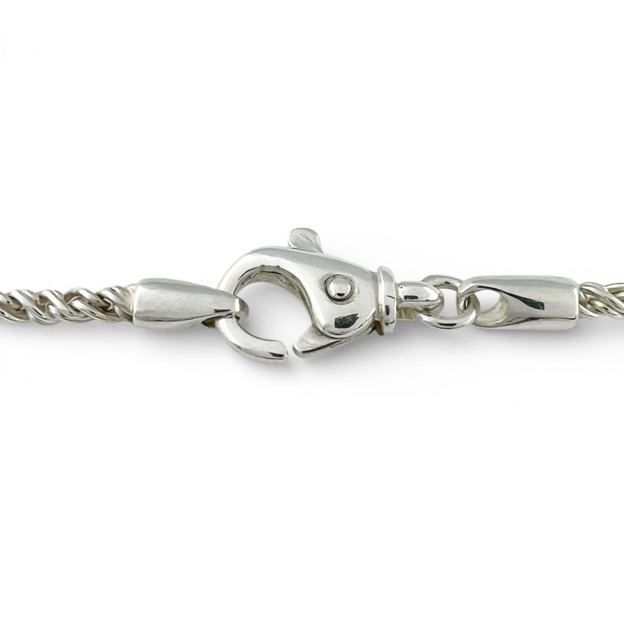Tiffany & Co. TIFFANY&Co. Tiffany Vintage 925 750 Double Heart Puzzle Necklace, Silver and Gold, Made in Italy, Weight 22.9g, Women's. Size ONE SIZE - 7 Thumbnail