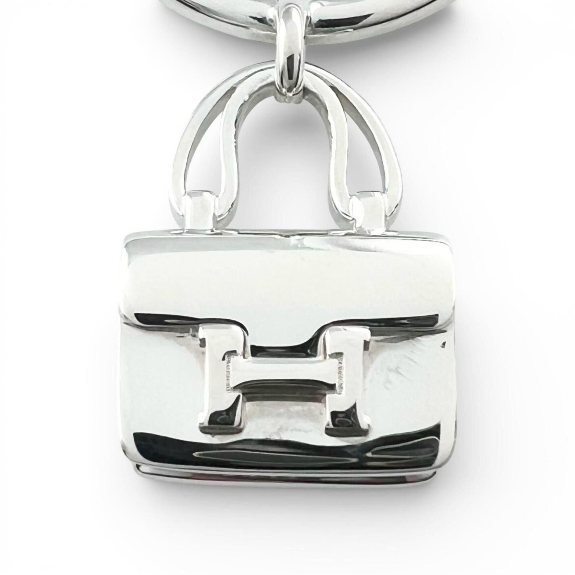 Hermes HERMES Amulette Constance Ring, AG925, 2020 model, Silver, Size 52, Made in Italy, Weight: 6.9g, Women's. Size ONE SIZE - 4 Thumbnail