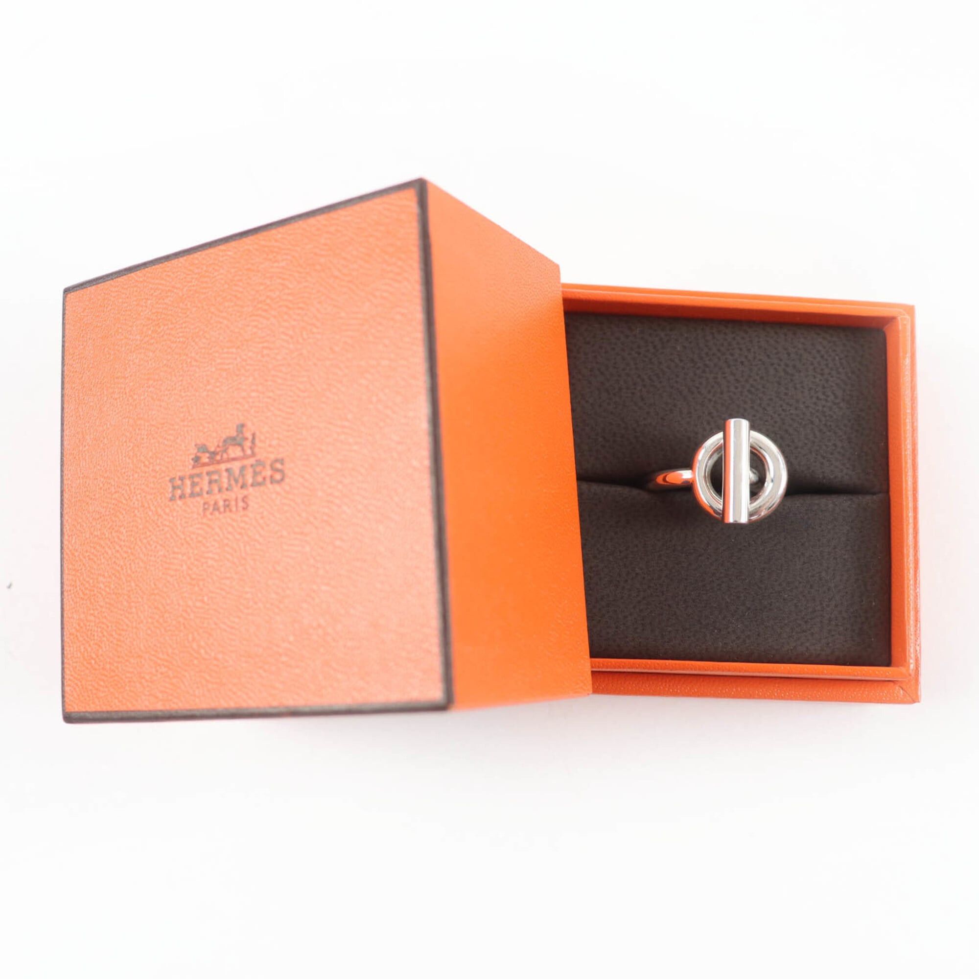 Hermes HERMES Echappé MM 925 Ring, 2024 Model, Silver, Size 48, with Case, Made in Italy, Weight 9.6g, Women's Size ONE SIZE - 2 Thumbnail