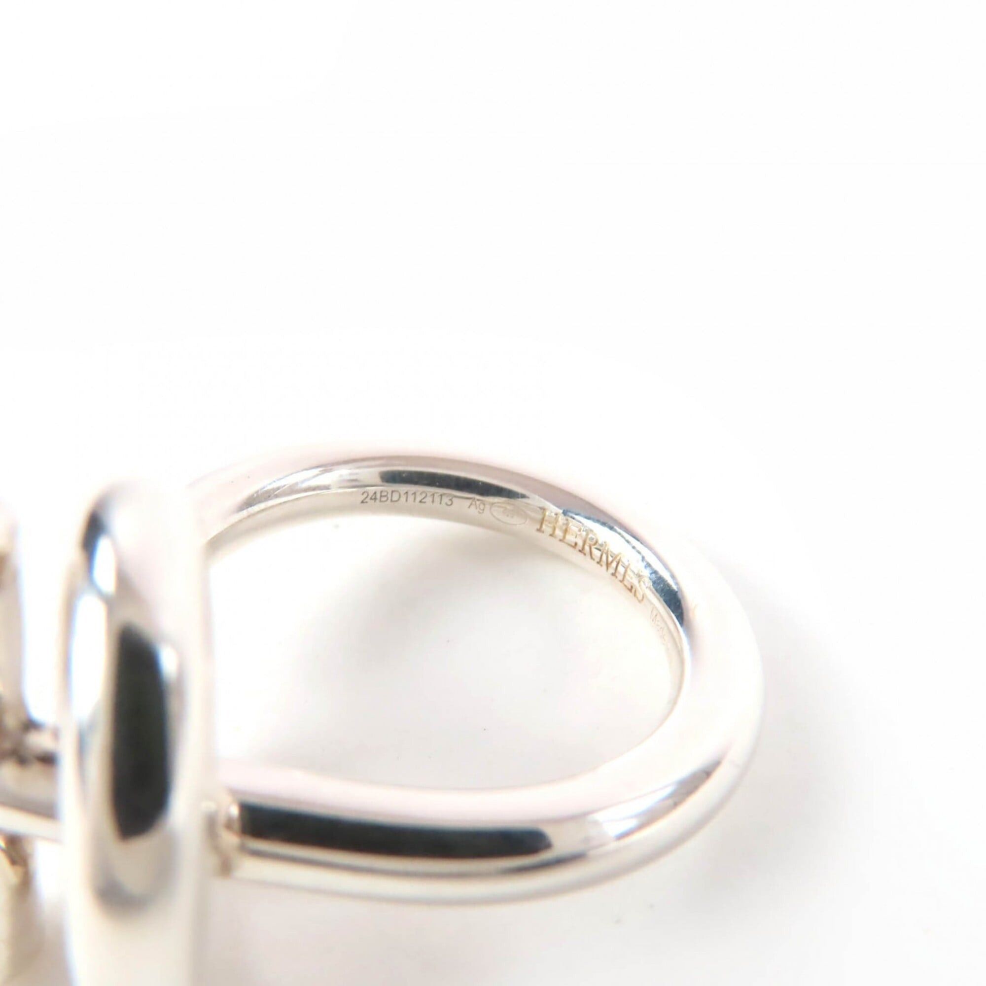 Hermes HERMES Echappé MM 925 Ring, 2024 Model, Silver, Size 48, with Case, Made in Italy, Weight 9.6g, Women's Size ONE SIZE - 7 Thumbnail
