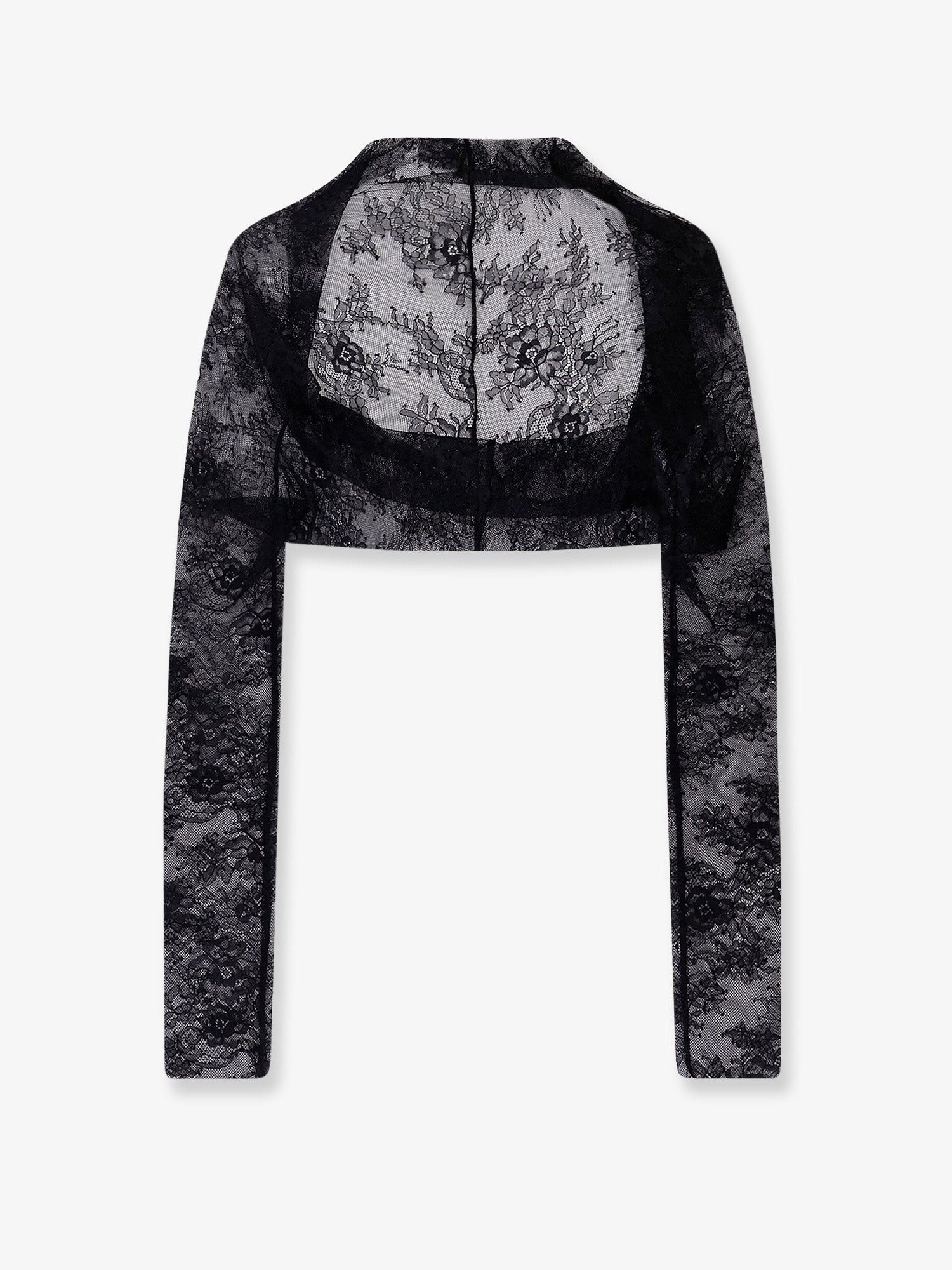 Alberta Ferretti Lace Top Size L / US 10 / IT 46 - 2 Thumbnail
