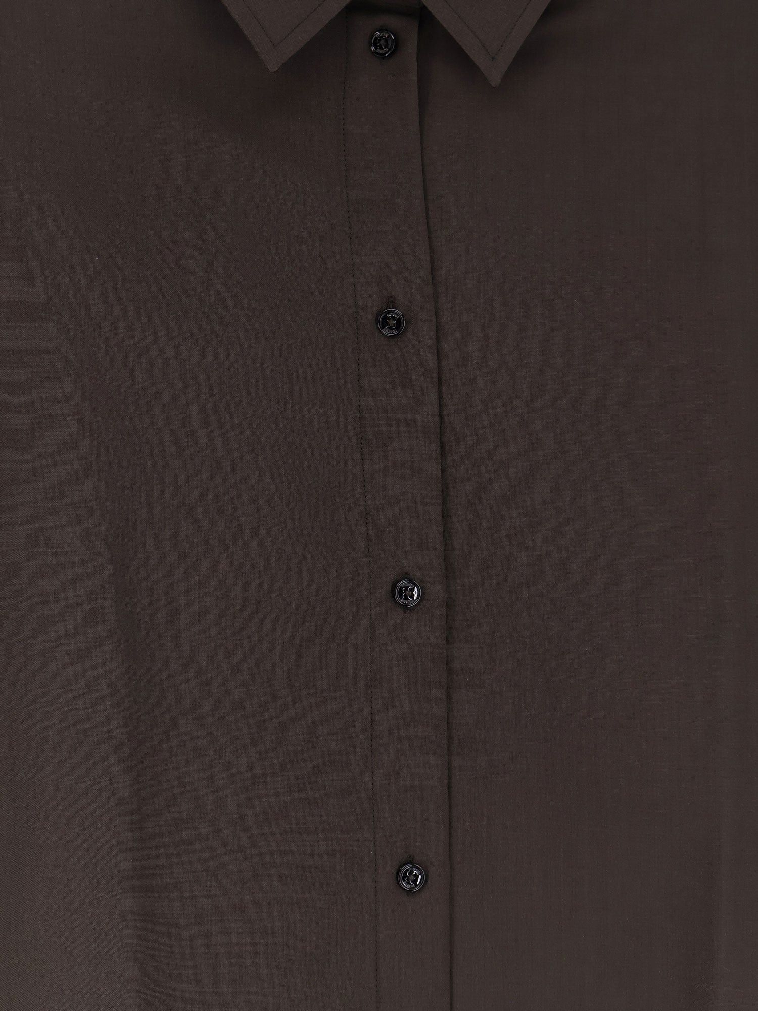 Toteme Tie-Cuff Wool Shirt Size XS / US 0-2 / IT 36-38 - 3 Thumbnail