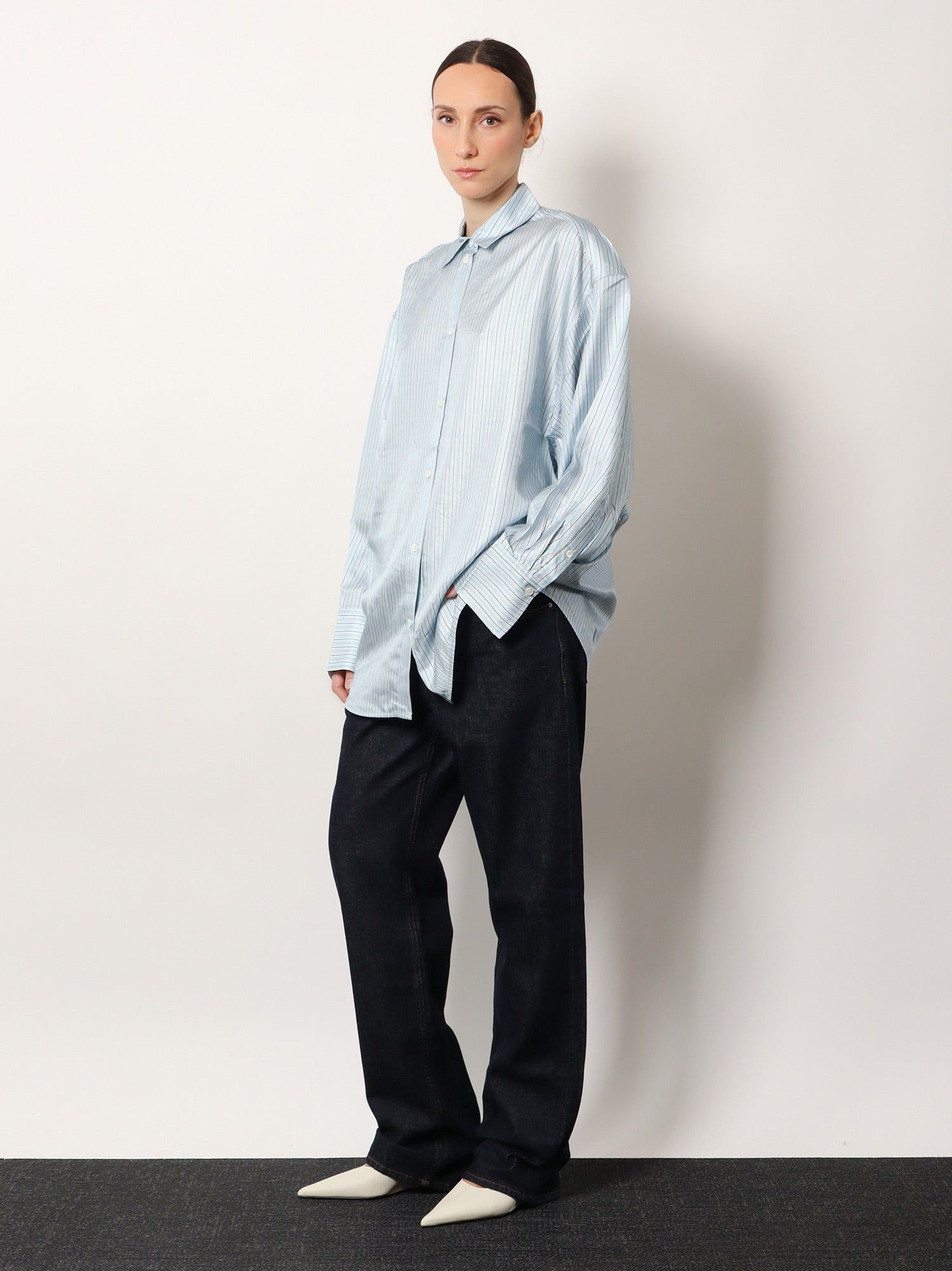 Toteme Silk Shirt With Striped Pattern Size XS / US 0-2 / IT 36-38 - 3 Thumbnail