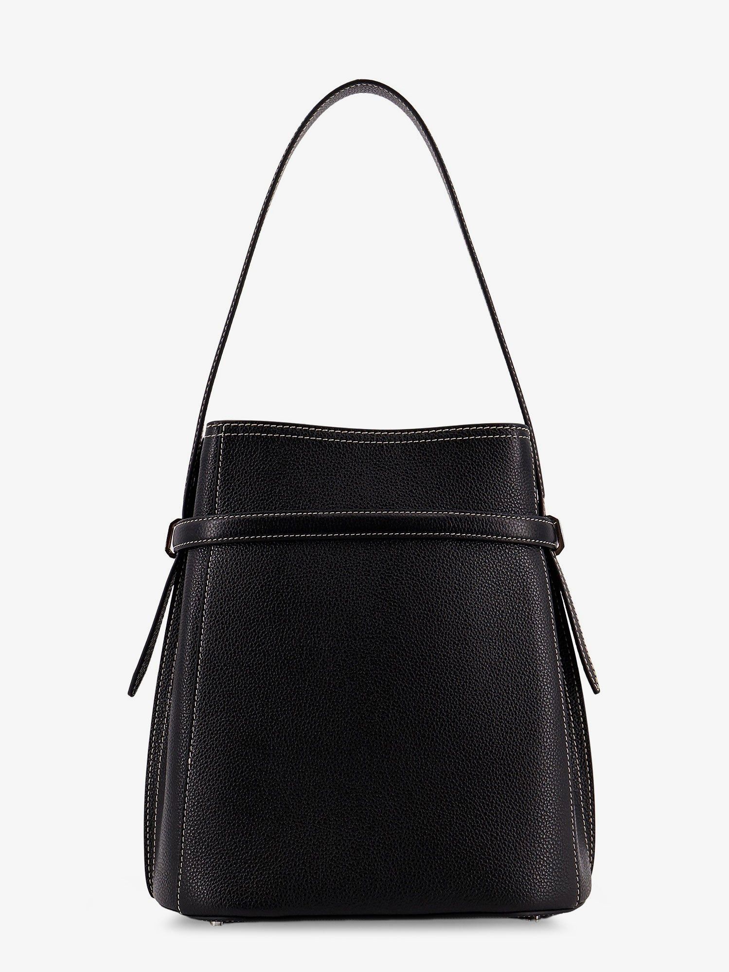 Toteme Hammered Leather Bucket Bag With Strap On The Front Size ONE SIZE - 2 Thumbnail