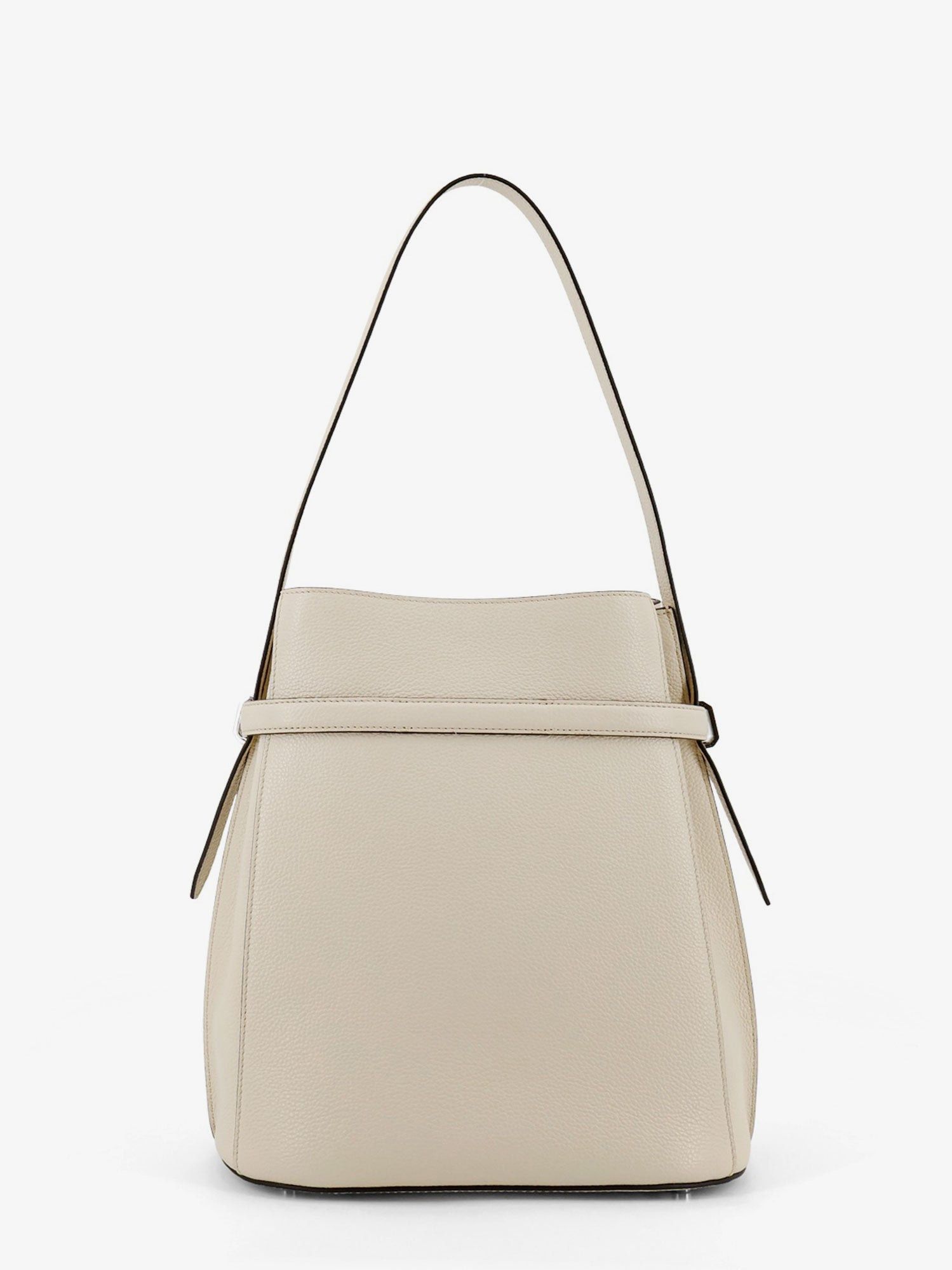 Toteme Hammered Leather Bucket Bag With Strap On The Front Size ONE SIZE - 2 Thumbnail