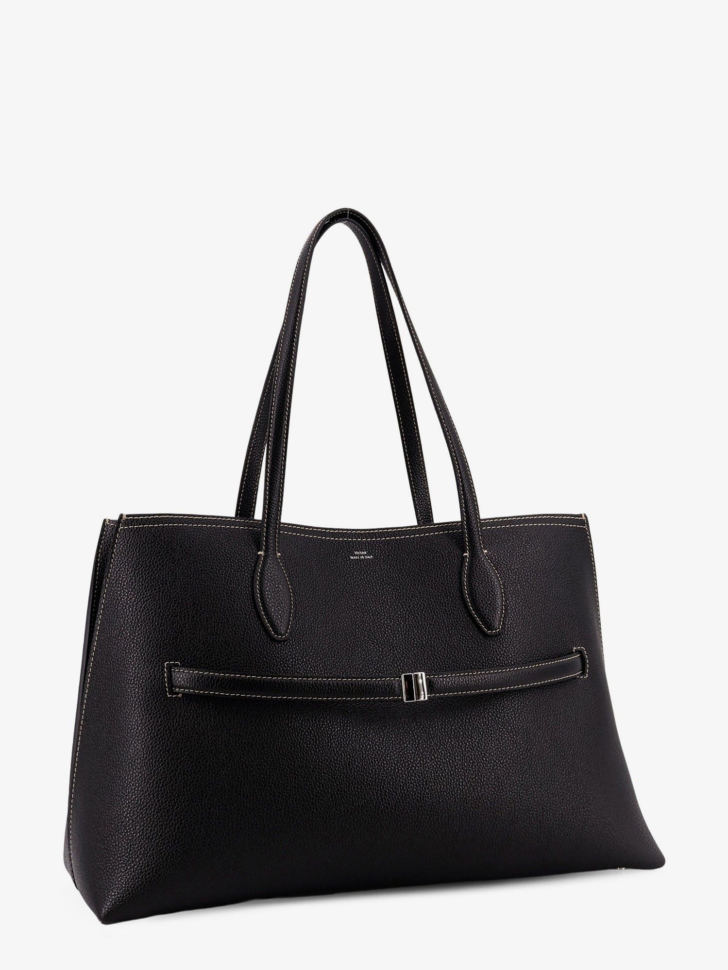 Toteme Leather Shoulder Bag With Lettering Logo On The Front Size ONE SIZE - 3 Thumbnail