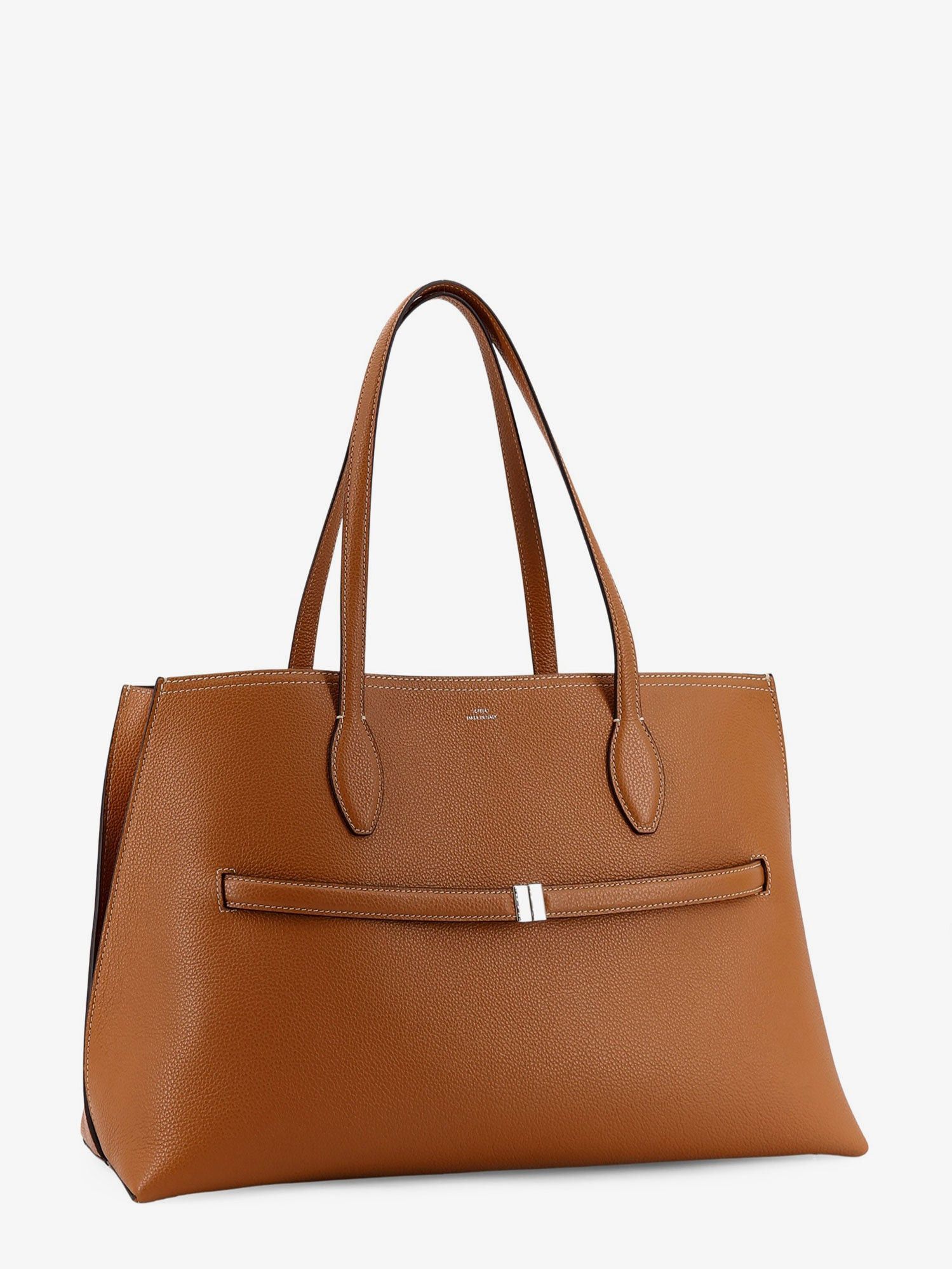 Toteme Leather Shoulder Bag With Lettering Logo On The Front Size ONE SIZE - 3 Thumbnail