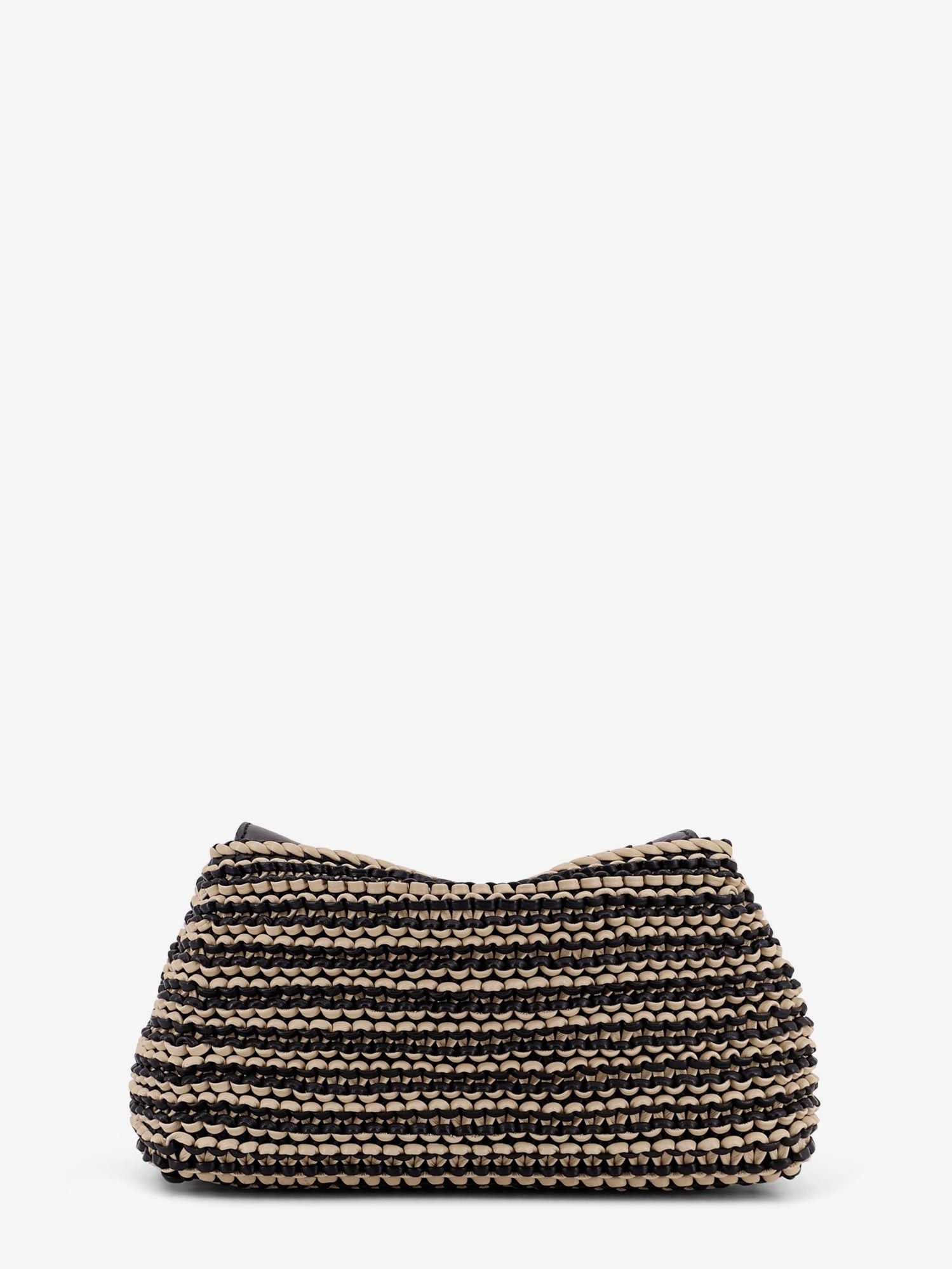 Toteme Mini T-Lock Clutch In Leather With Woven Pattern Size ONE SIZE - 3 Thumbnail