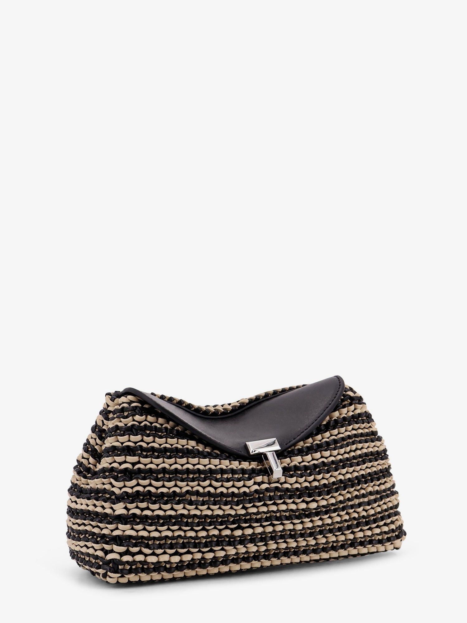 Toteme Mini T-Lock Clutch In Leather With Woven Pattern Size ONE SIZE - 4 Thumbnail