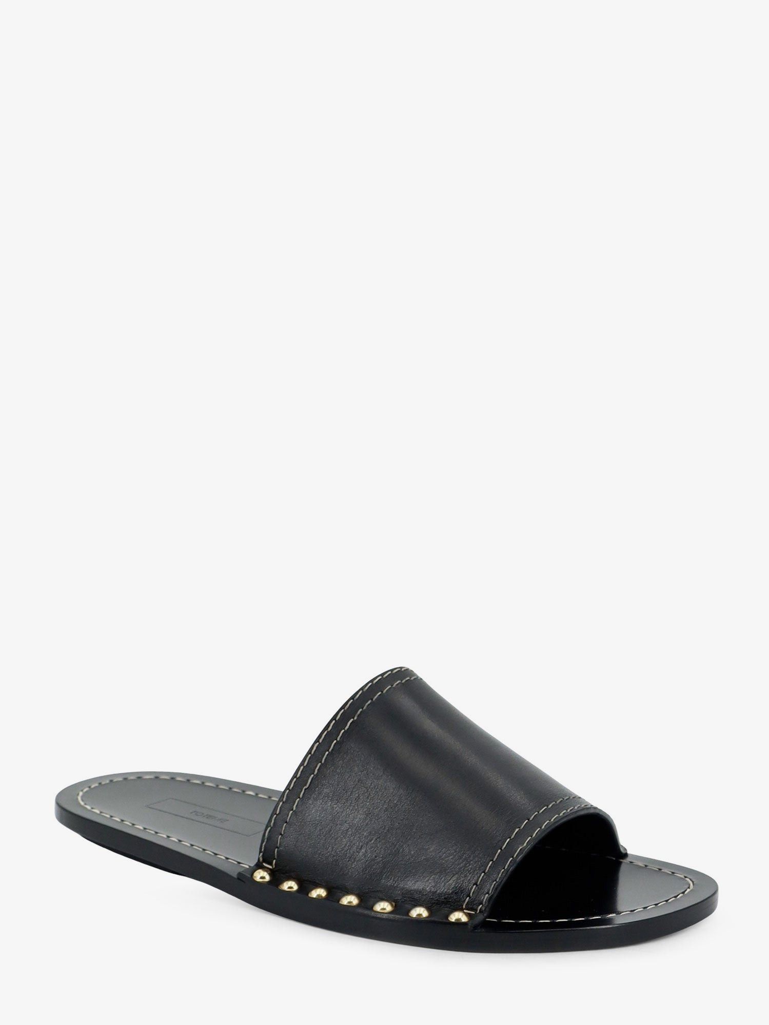 Toteme Low Leather Sandals With Metal Studs On The Sides Size US 11 / IT 41 - 2 Thumbnail
