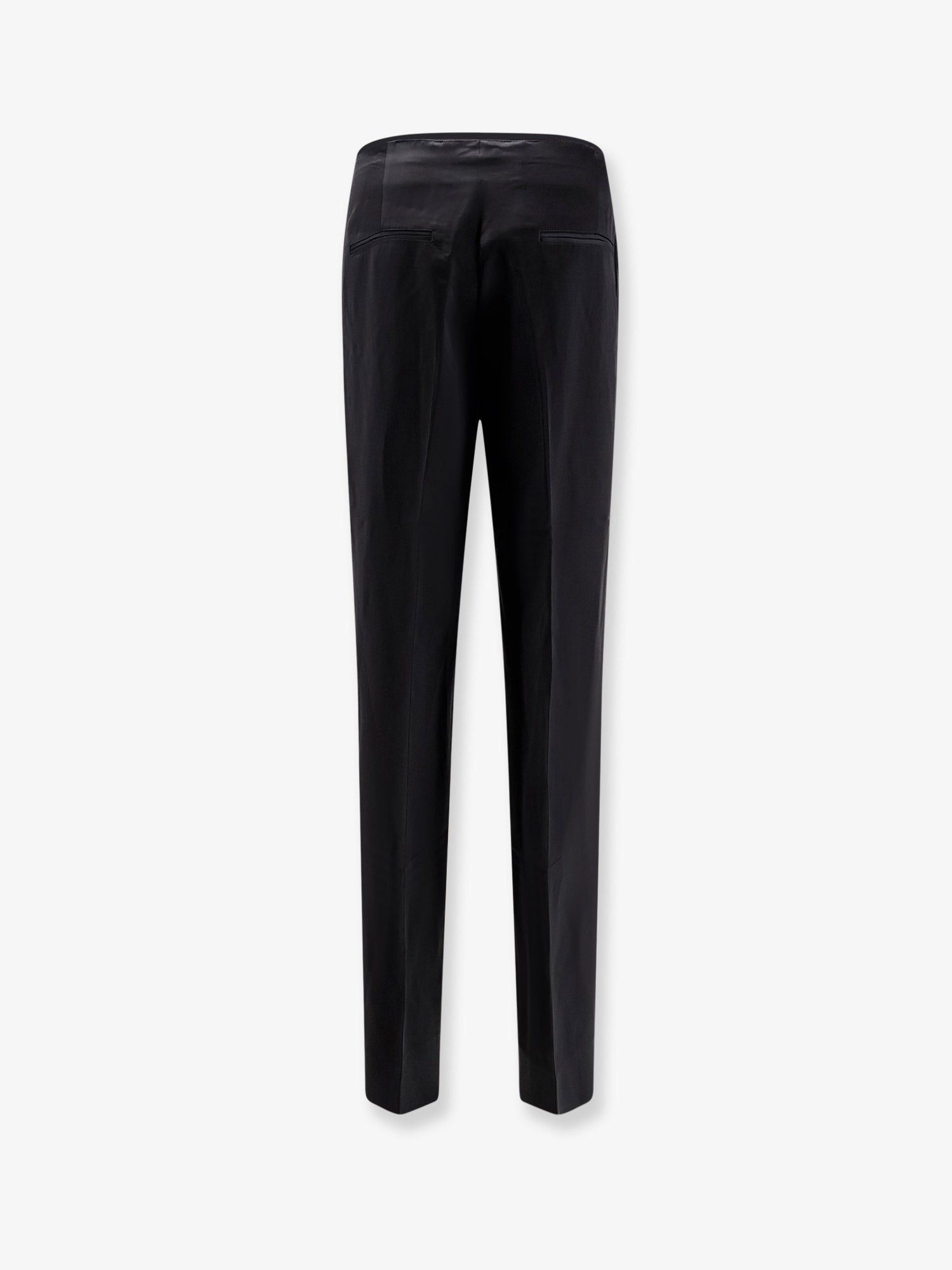 Toteme Easy Raw Edge Viscose And Linen Trousers Size 27" / US 4 / IT 40 - 2 Thumbnail